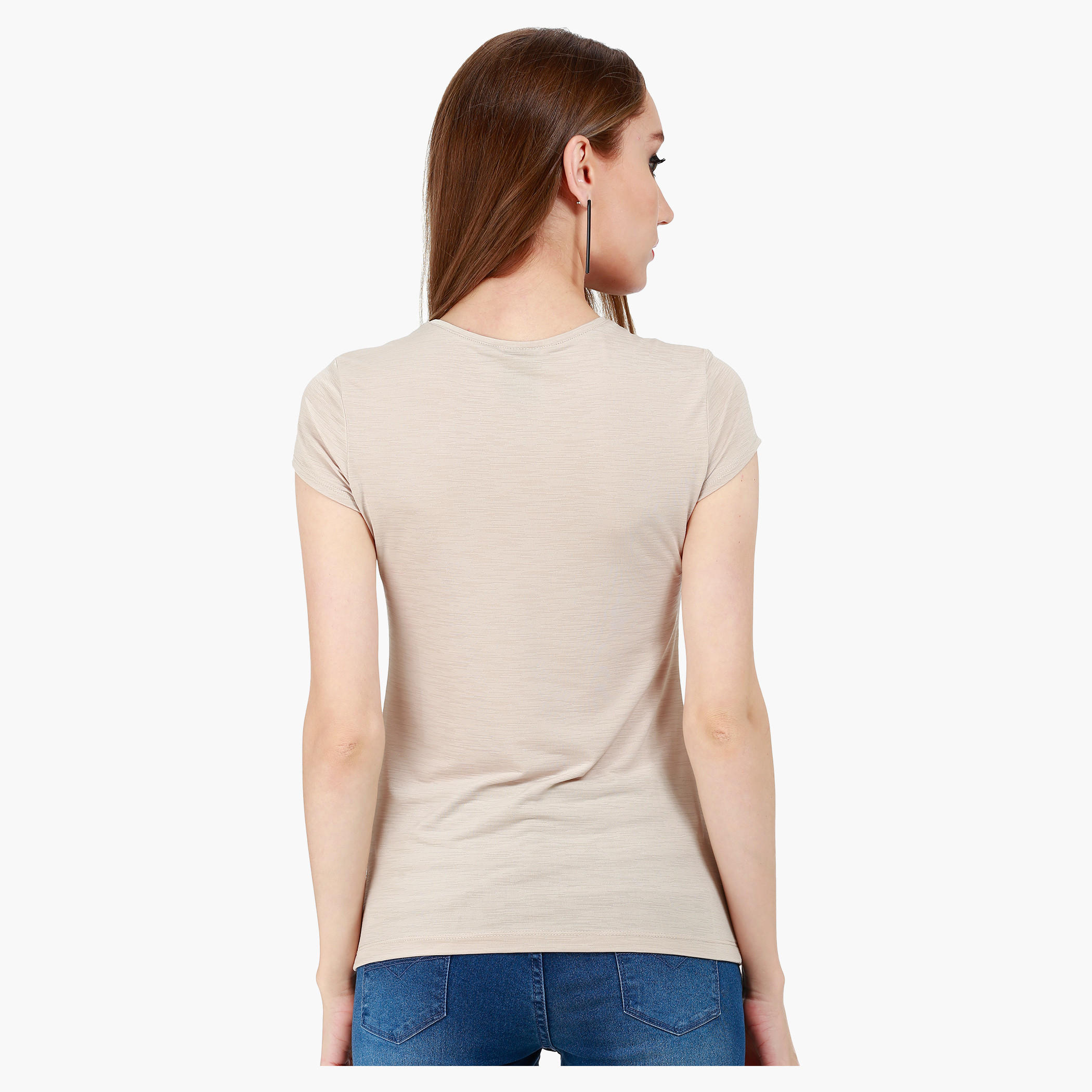 Barbie Print T-Shirt with Short Sleeves-women-clothing-tshirts-image-2