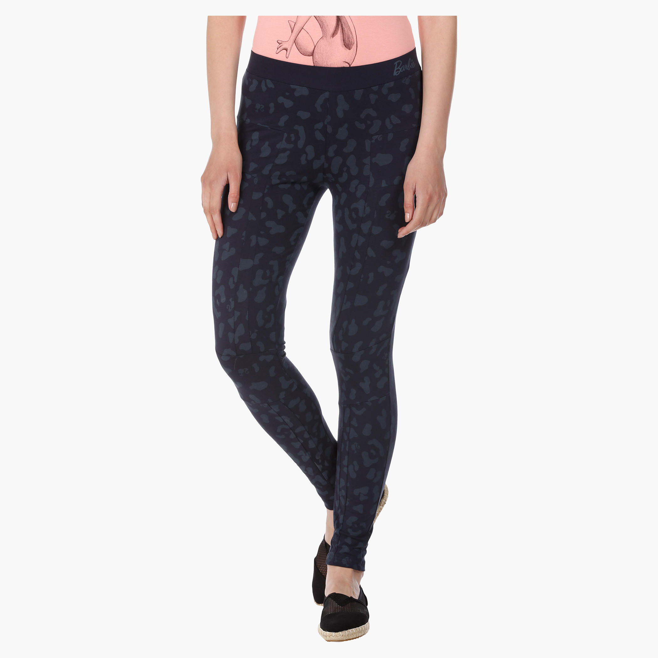 Barbie Print Pants in Regular Fit-women-clothing-bottoms-trousers-image-1
