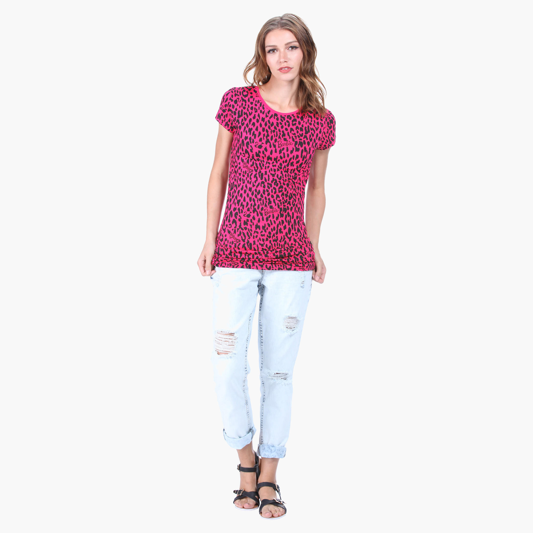Barbie Printed T-shirt-women-clothing-tshirts-image-5