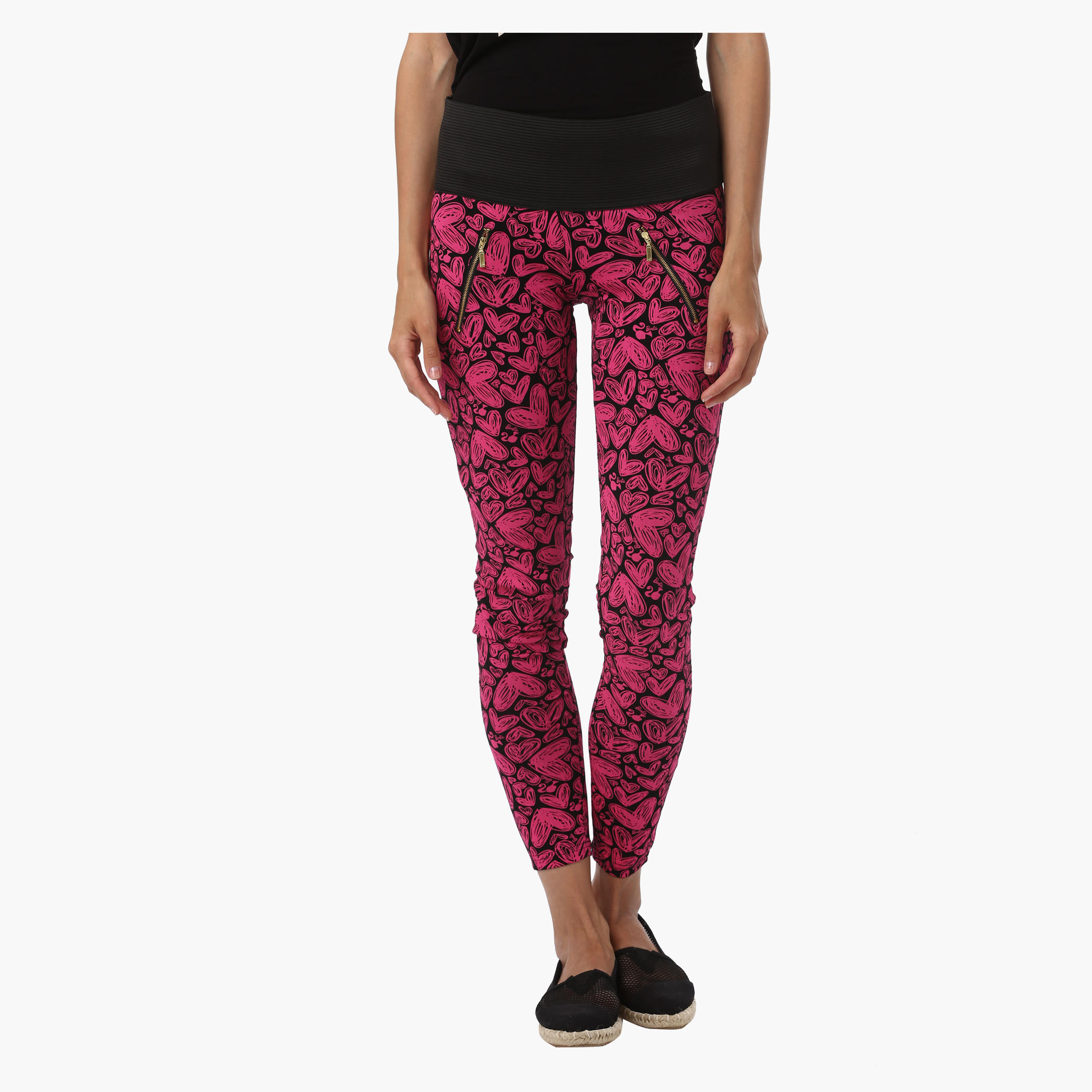 Barbie Jog Pants with All-Over Print-women-clothing-bottoms-trousers-image-1