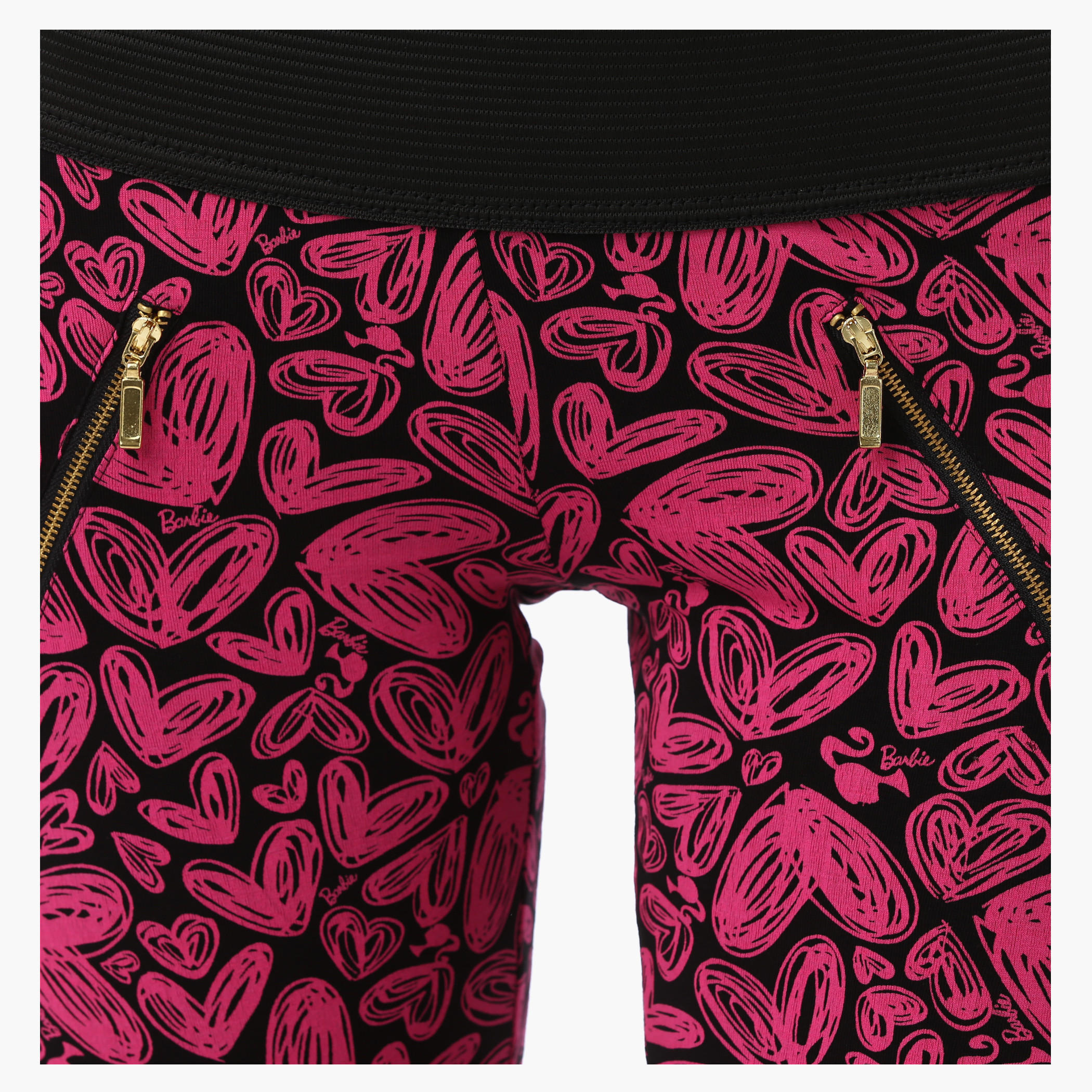 Barbie Jog Pants with All-Over Print-women-clothing-bottoms-trousers-image-4