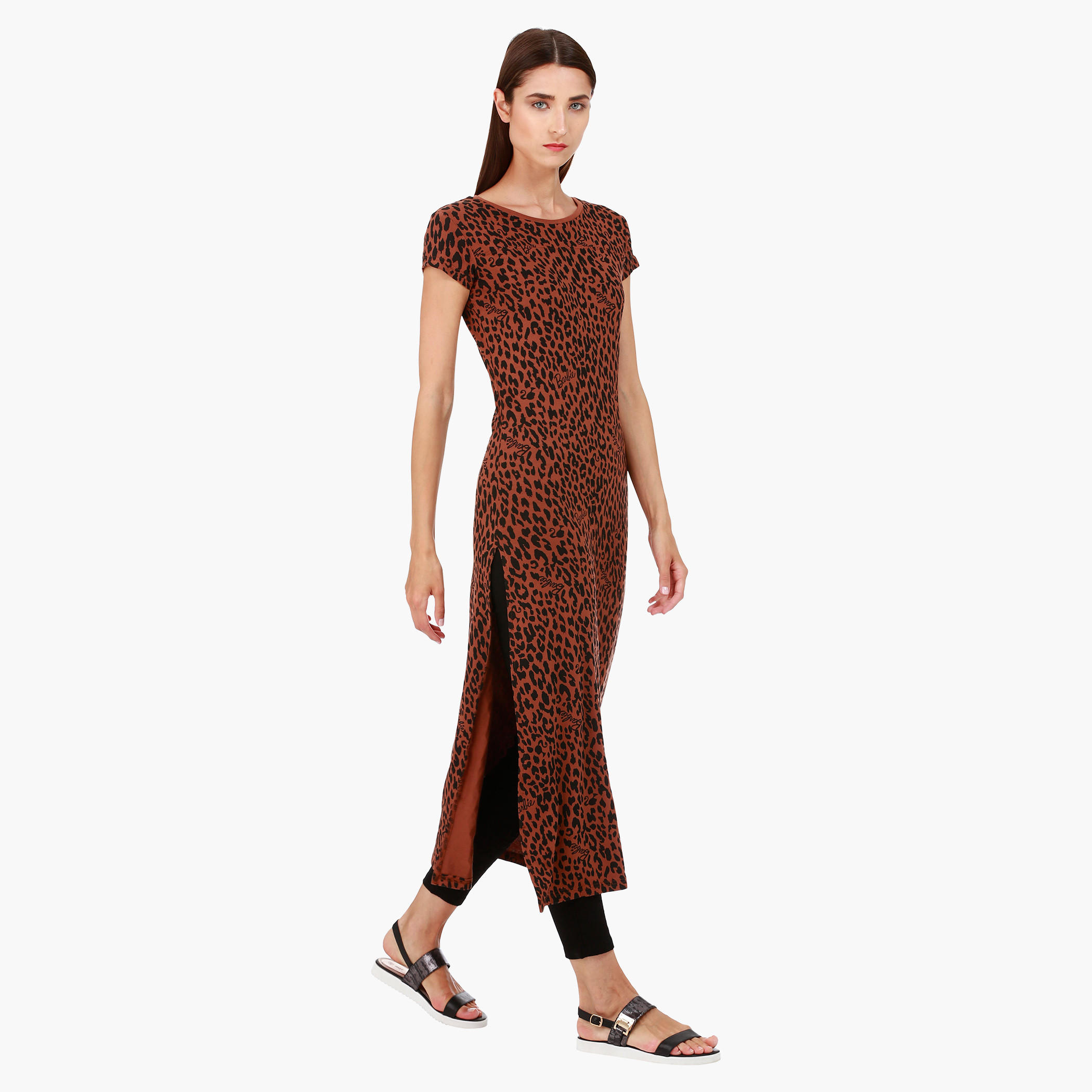 Barbie Animal Print Top with Short Sleeves-women-clothing-shirtsandblouses-blouses-image-2