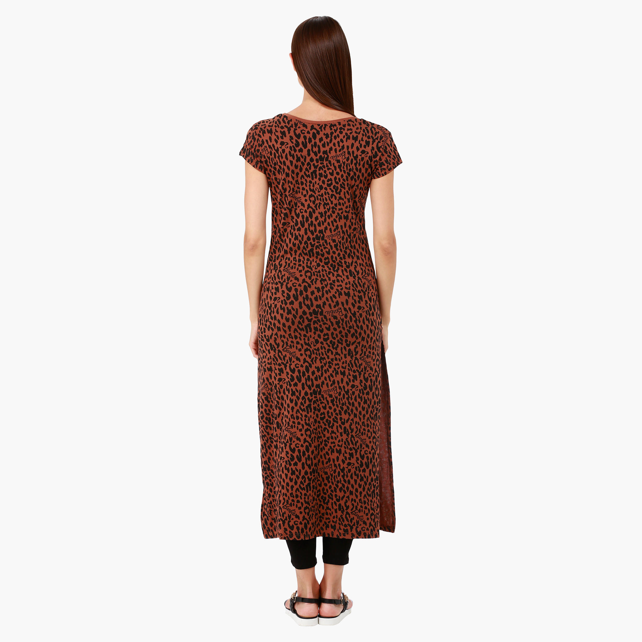 Barbie Animal Print Top with Short Sleeves-women-clothing-shirtsandblouses-blouses-image-3