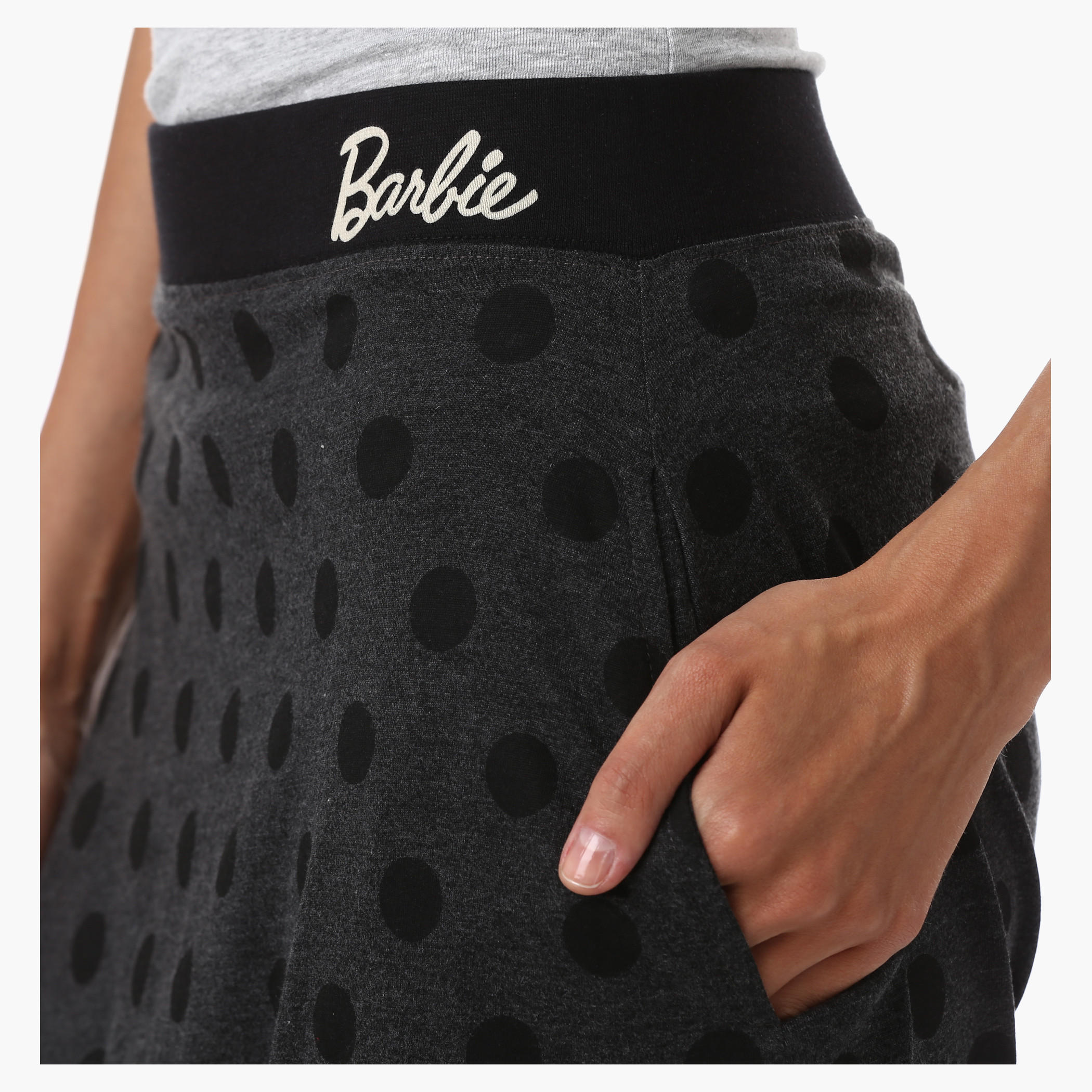Barbie Polka Dot Print Jog Pants-women-clothing-bottoms-joggers-image-4