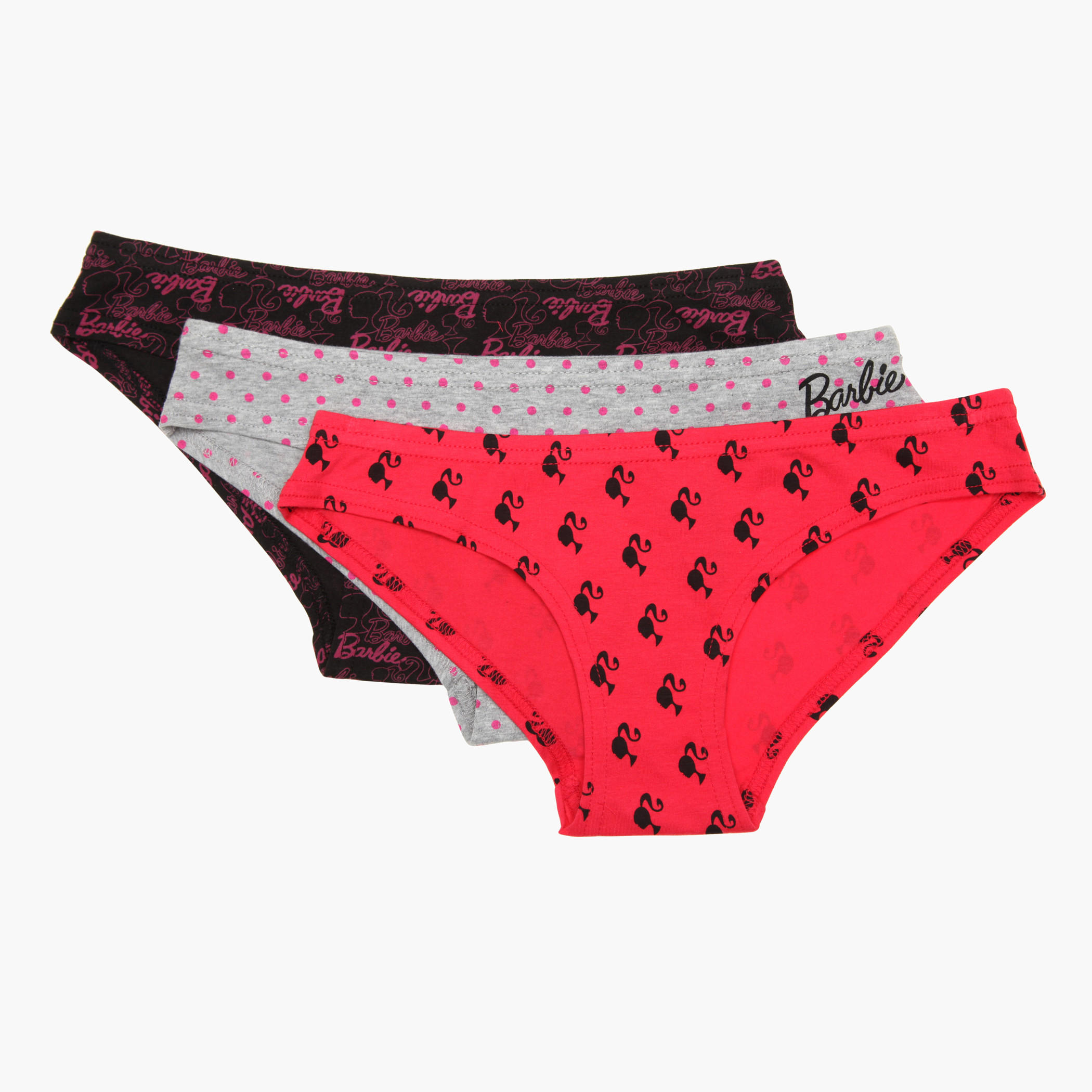 Barbie Printed Briefs - Set of 3-women-clothing-lingerie-panties-image-1