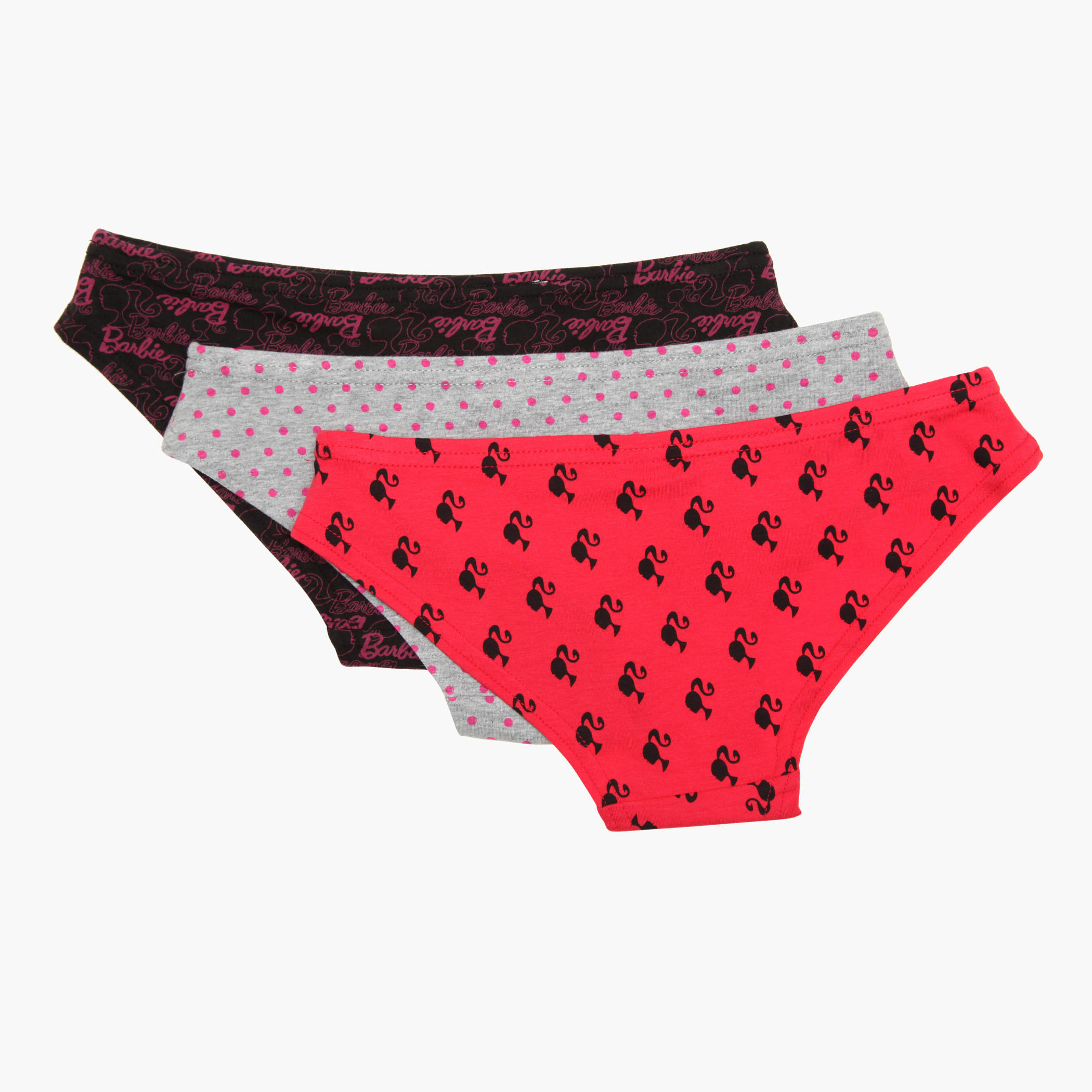 Barbie Printed Briefs - Set of 3-women-clothing-lingerie-panties-image-2