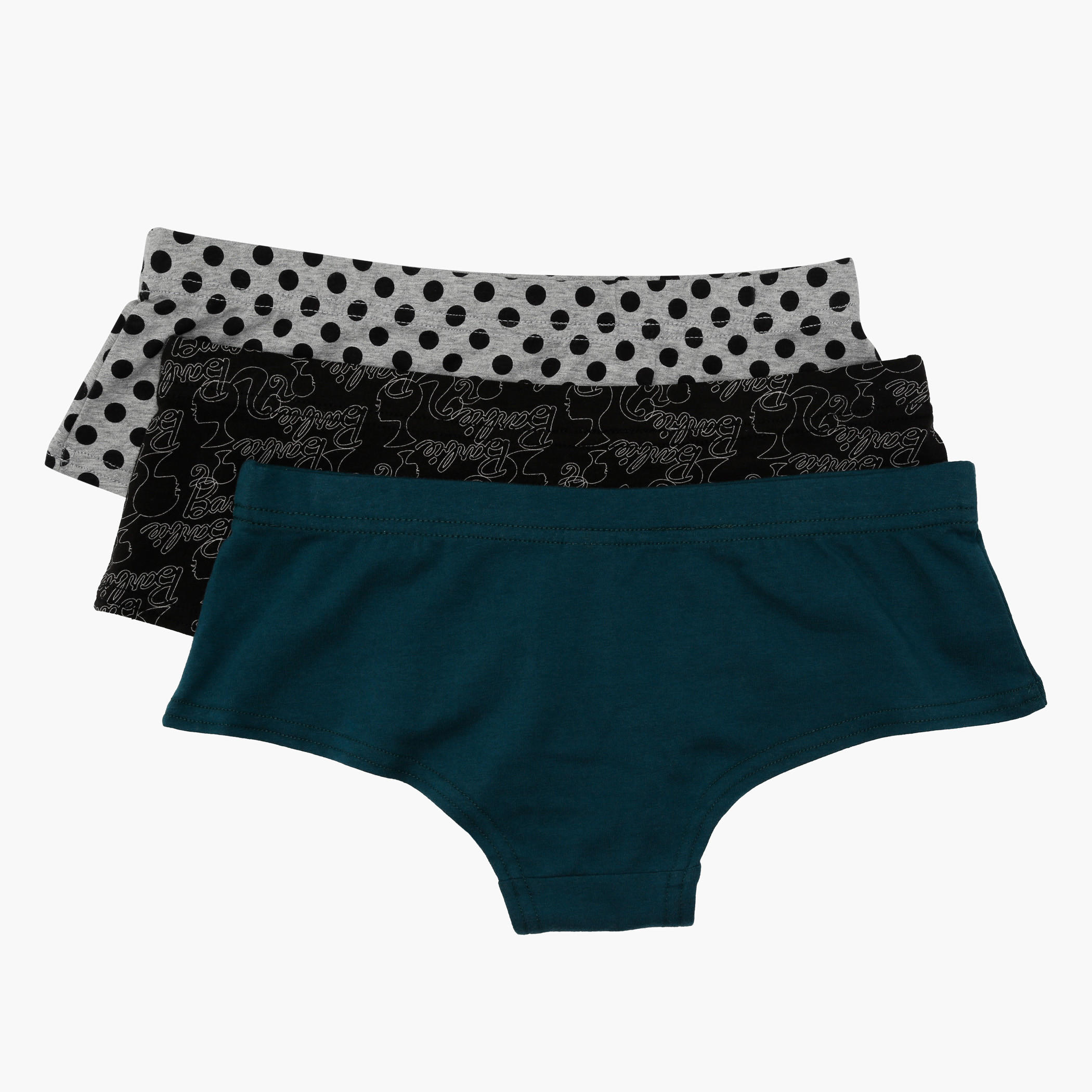 Barbie Print Boxer Briefs - Set of 3-women-clothing-lingerie-panties-image-2
