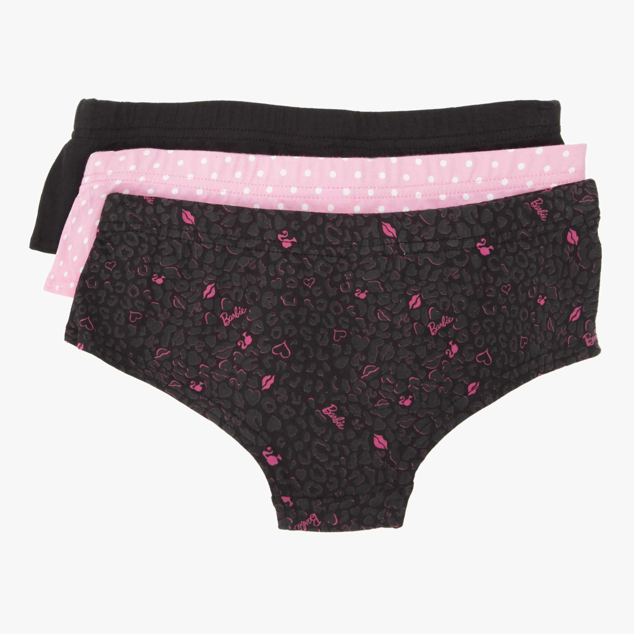 Barbie Printed Boxers - Set of 3-women-clothing-lingerie-panties-image-2