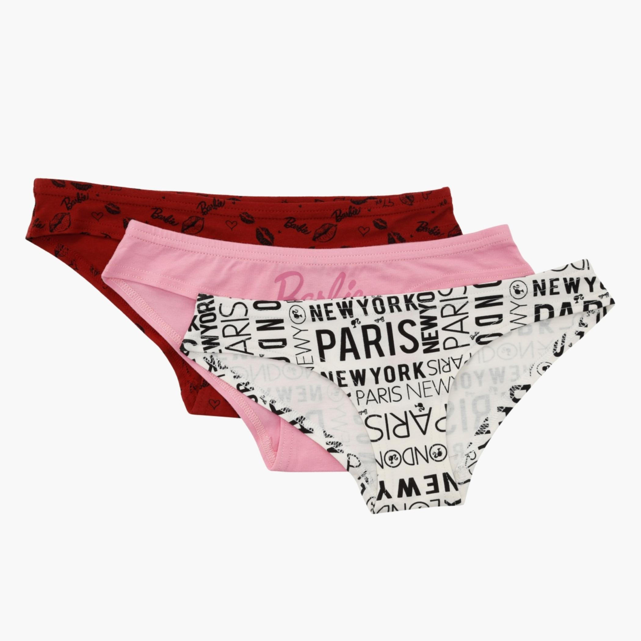 Barbie Briefs - Set of 3-women-clothing-lingerie-panties-image-1