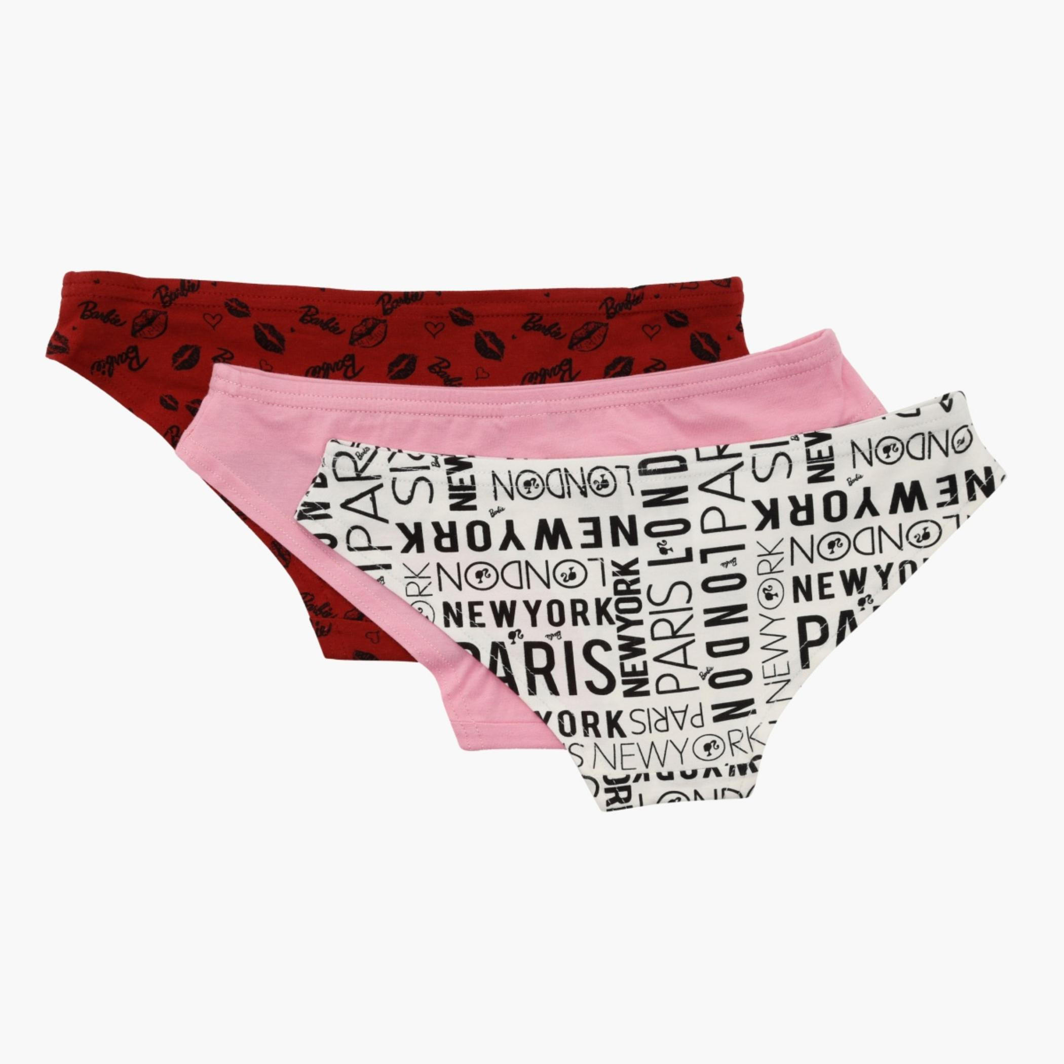 Barbie Briefs - Set of 3-women-clothing-lingerie-panties-image-2