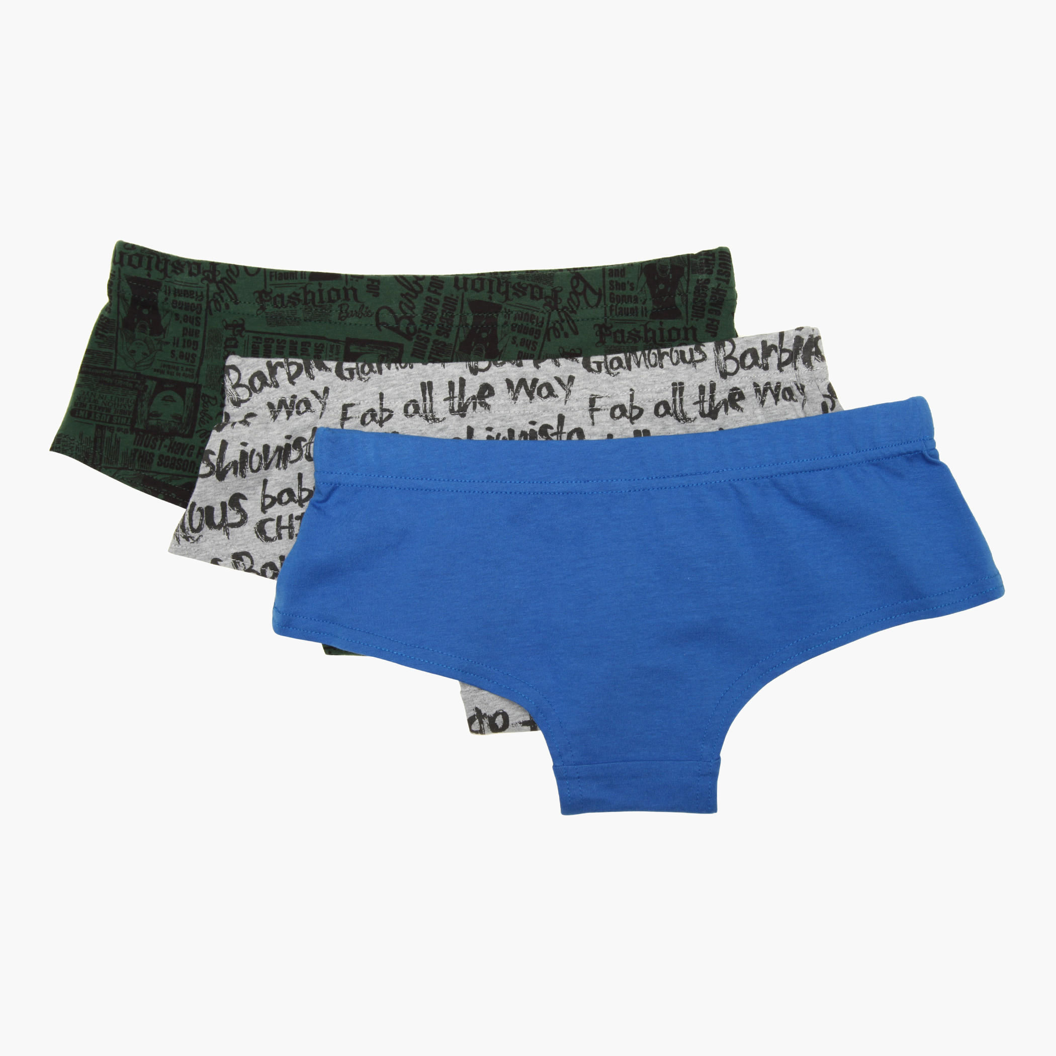 Barbie Printed Boxers - Set of 3-women-clothing-lingerie-panties-image-2