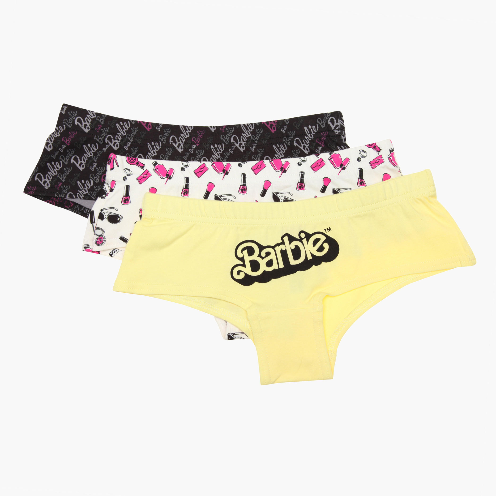 Barbie Printed Boxers - Set of 3-women-clothing-lingerie-panties-image-1