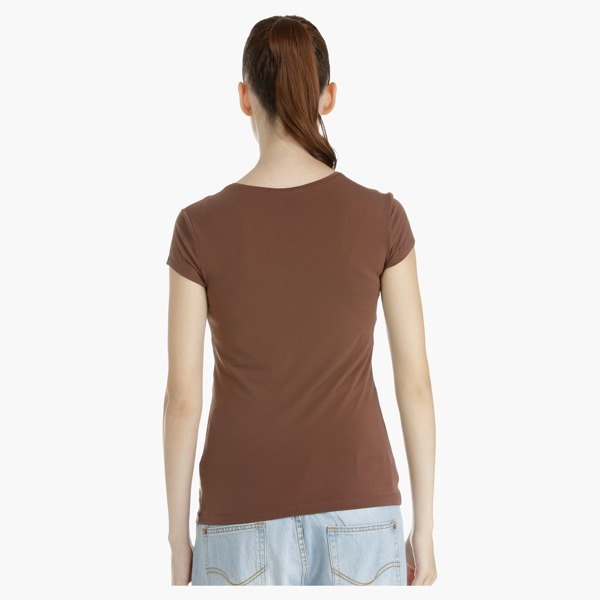 Barbie Printed T-Shirt with Short Sleeves-women-clothing-tshirts-image-2