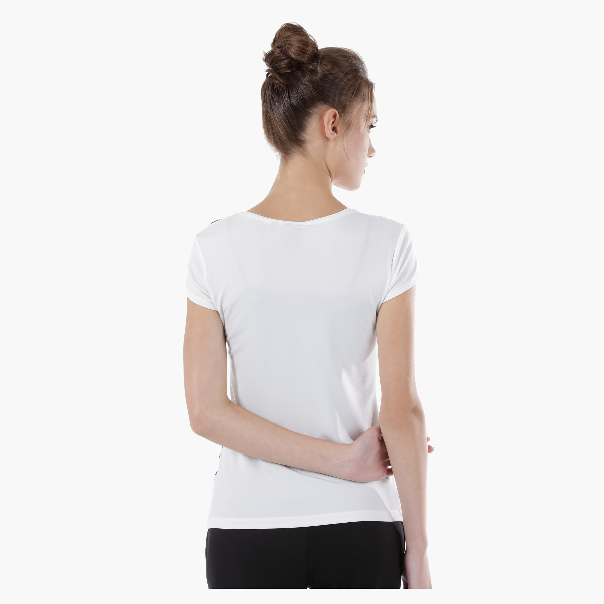 Barbie Printed T-Shirt with Round Neck and Short Sleeves-women-clothing-tshirts-image-2
