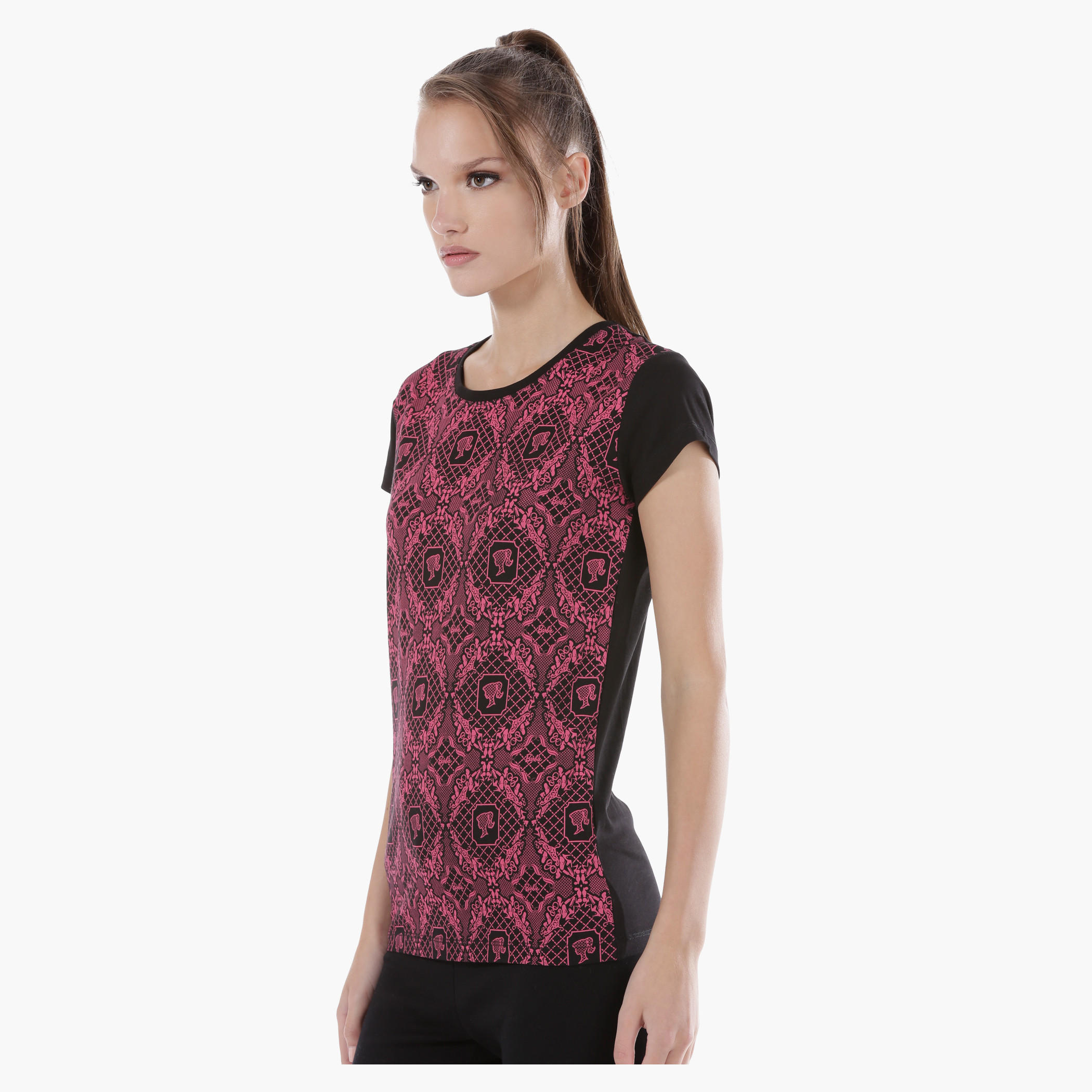 Barbie Printed T-Shirt-women-clothing-tshirts-image-3