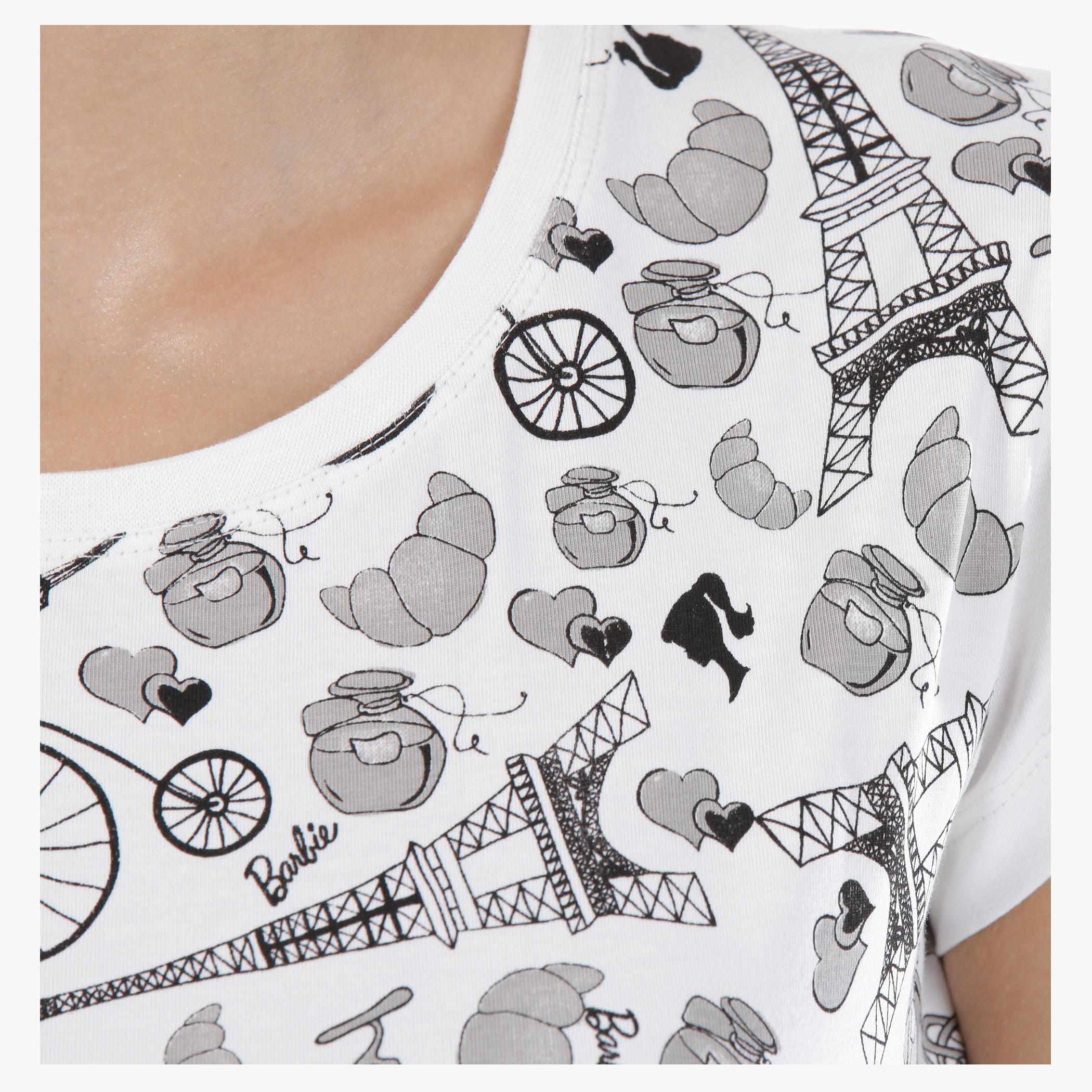 Barbie Printed T-Shirt-women-clothing-tshirts-image-4
