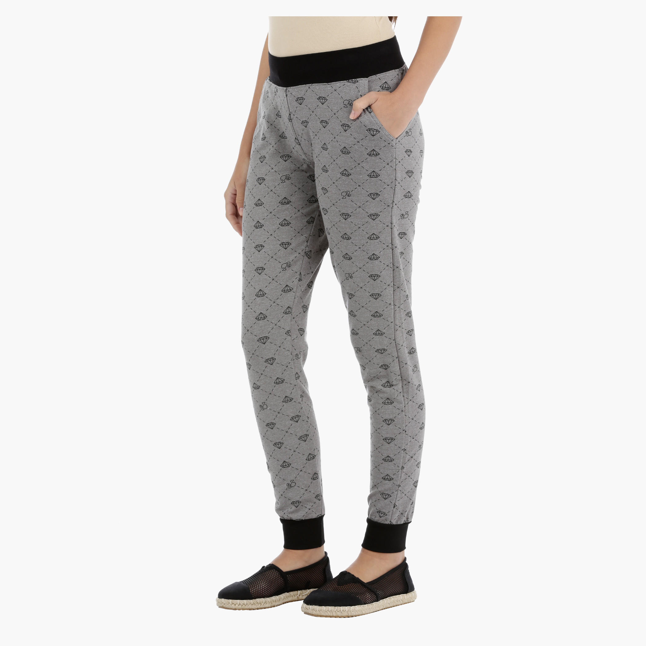 Barbie Printed Jog Pants-women-clothing-bottoms-joggers-image-3