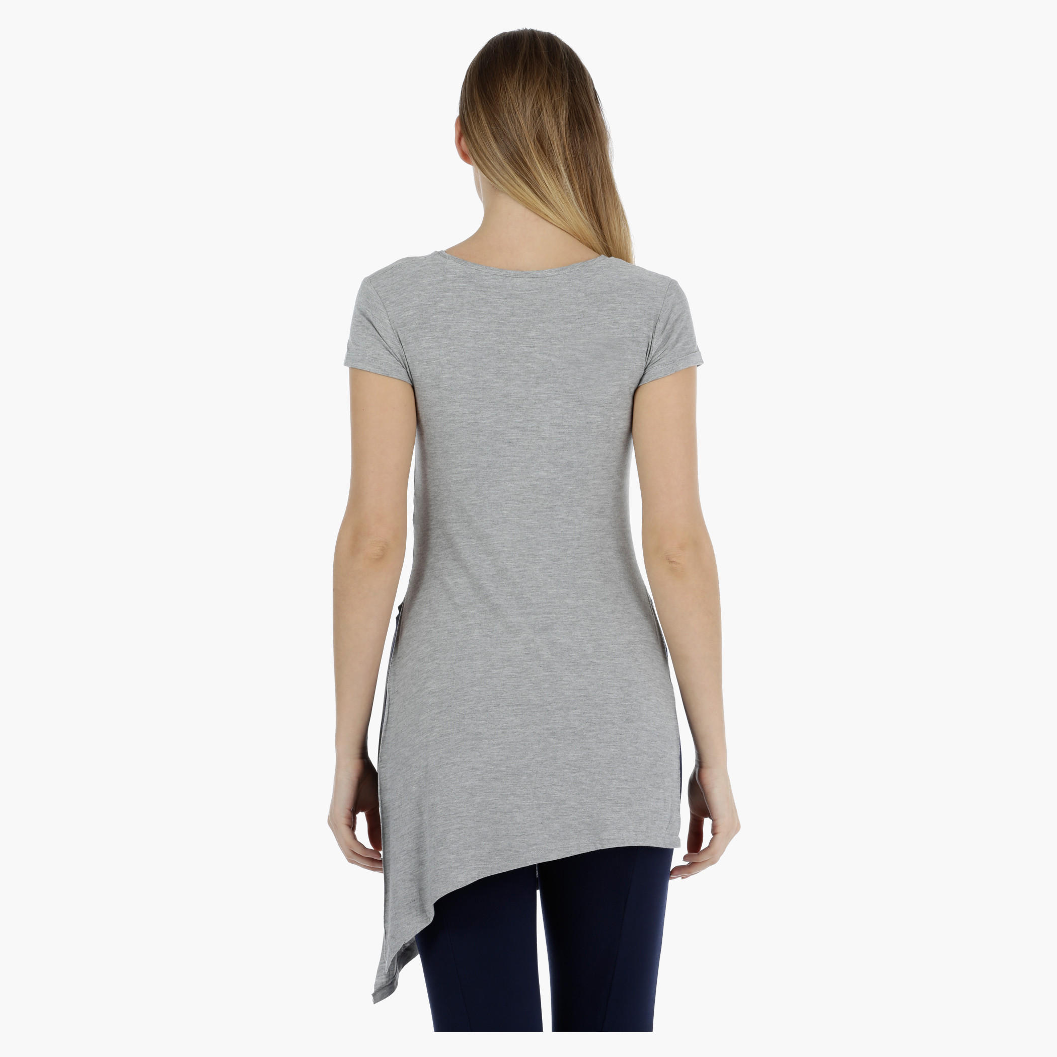 Barbie Graphic T-shirt with Asymmetric Hem-women-clothing-tshirts-image-2