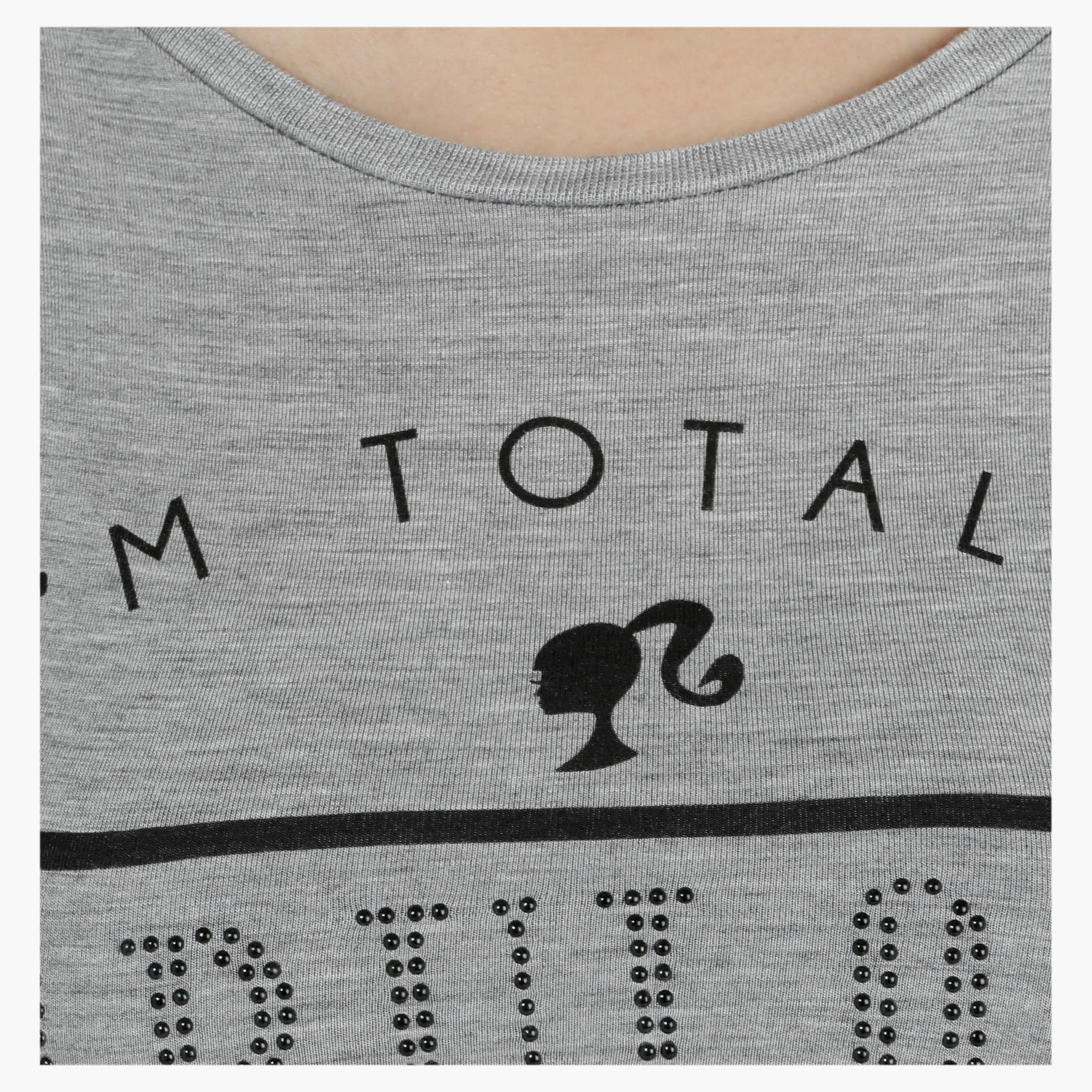 Barbie Graphic T-shirt with Asymmetric Hem-women-clothing-tshirts-image-4