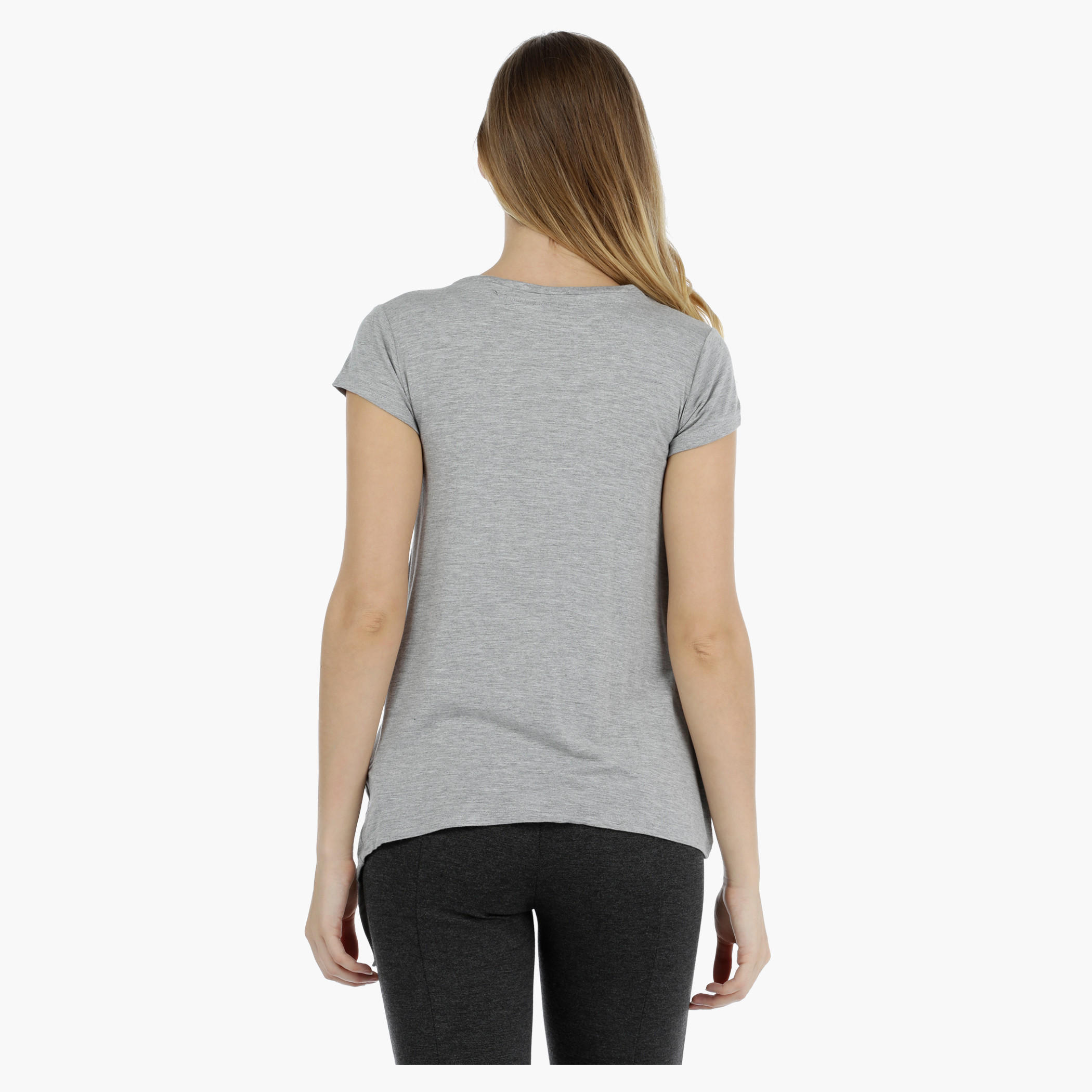Barbie Printed Cross-layered T-shirt-women-clothing-tshirts-image-2