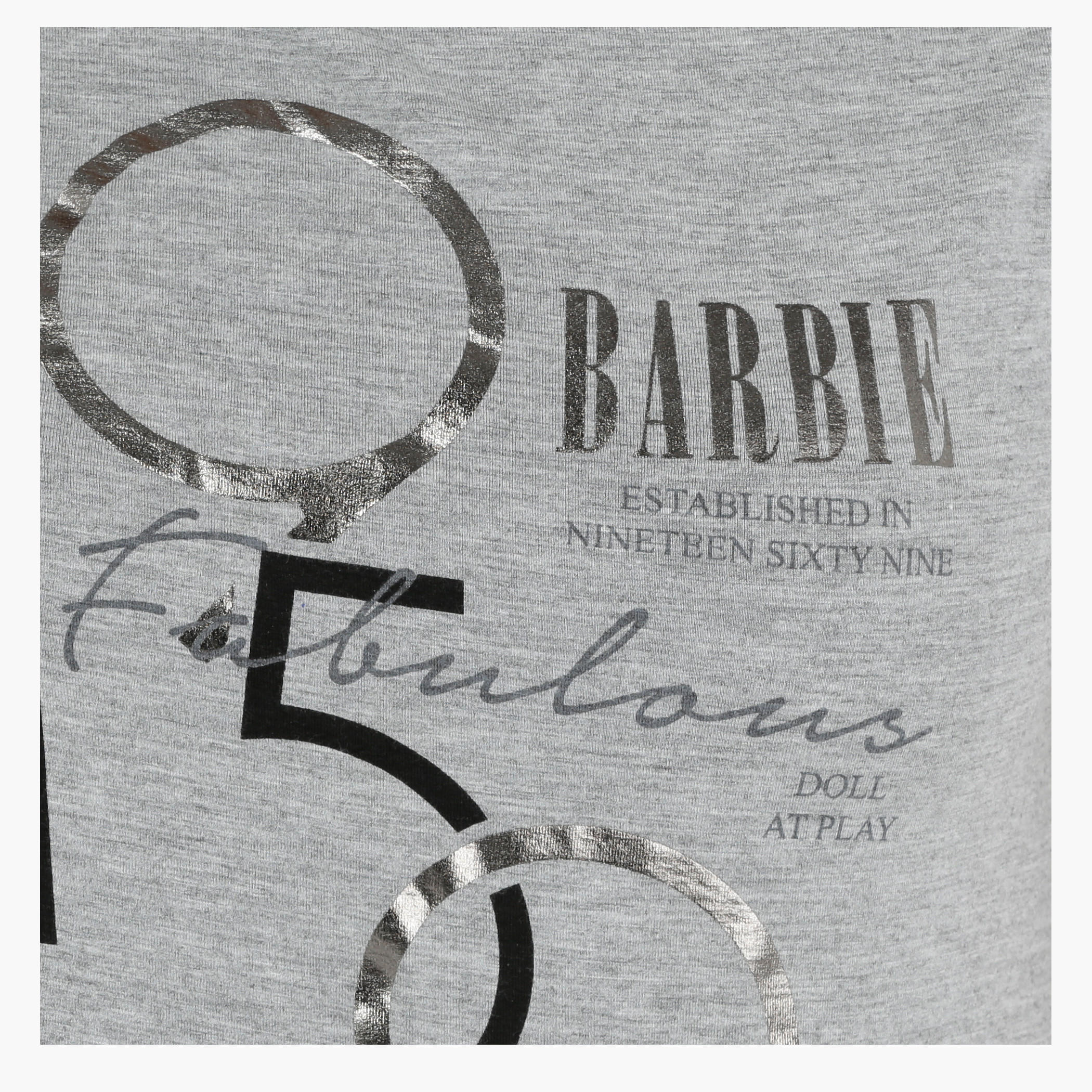 Barbie Printed Cross-layered T-shirt-women-clothing-tshirts-image-4