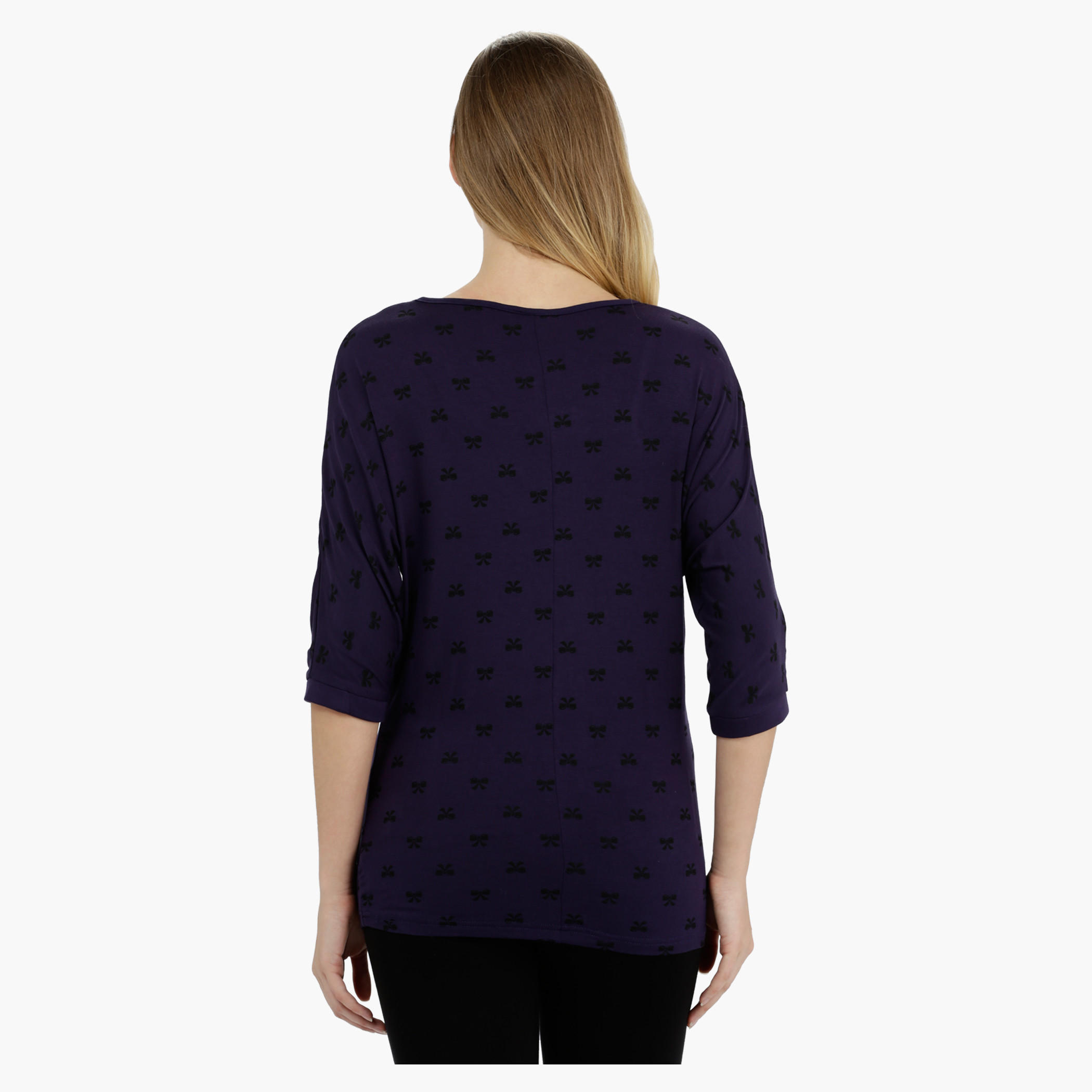 Barbie Printed Top with Zipper Detail-women-clothing-shirtsandblouses-blouses-image-2