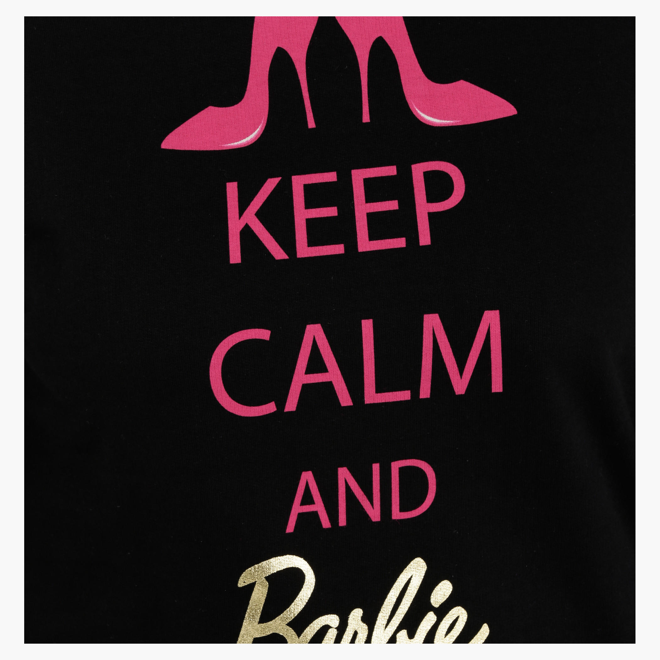 Barbie Graphic Print Sweatshirt with Long Sleeves-women-winterwear-hoodiesandsweatshirts-sweatshirts-image-4