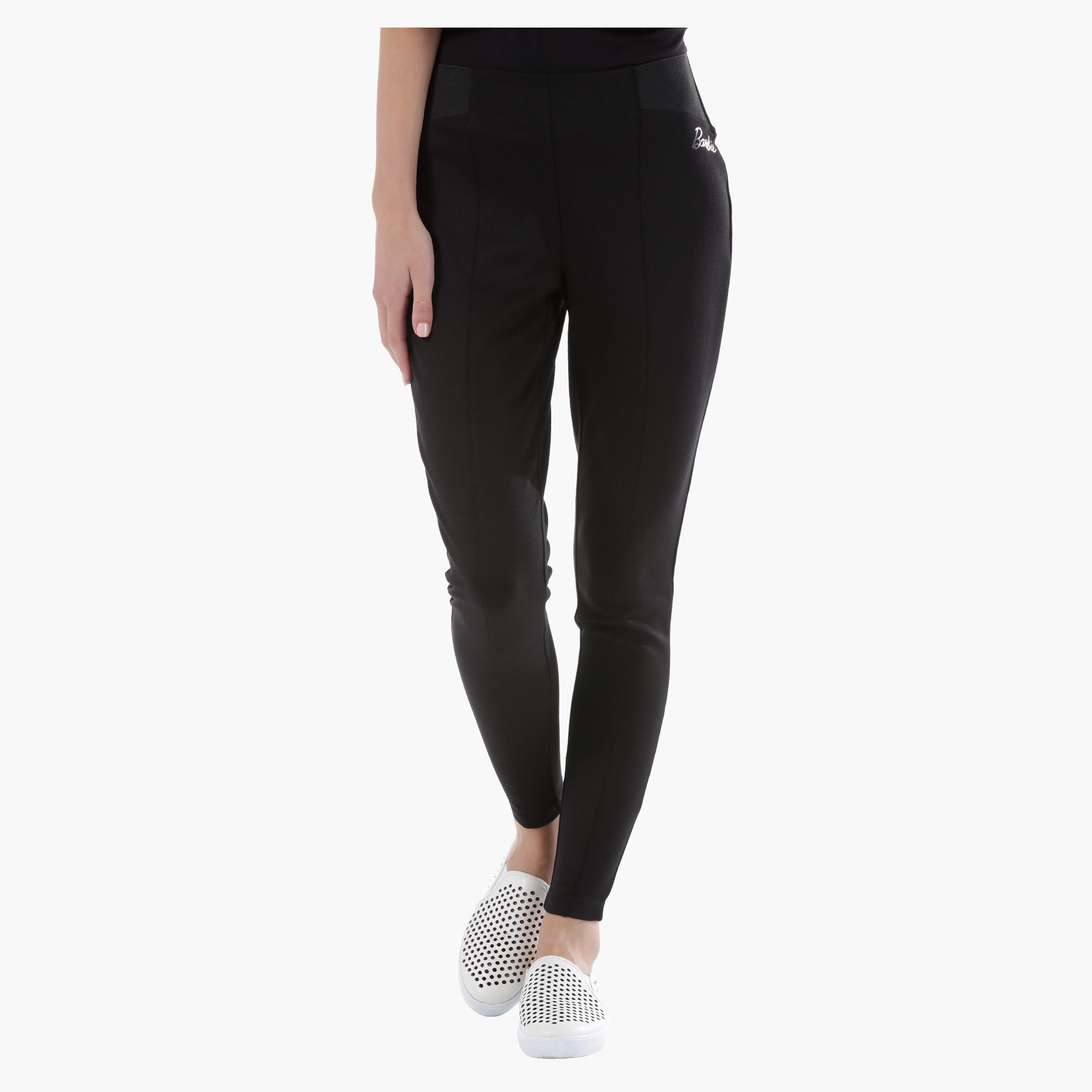 Barbie Pants with Elastic Waistband-women-clothing-bottoms-joggers-image-1