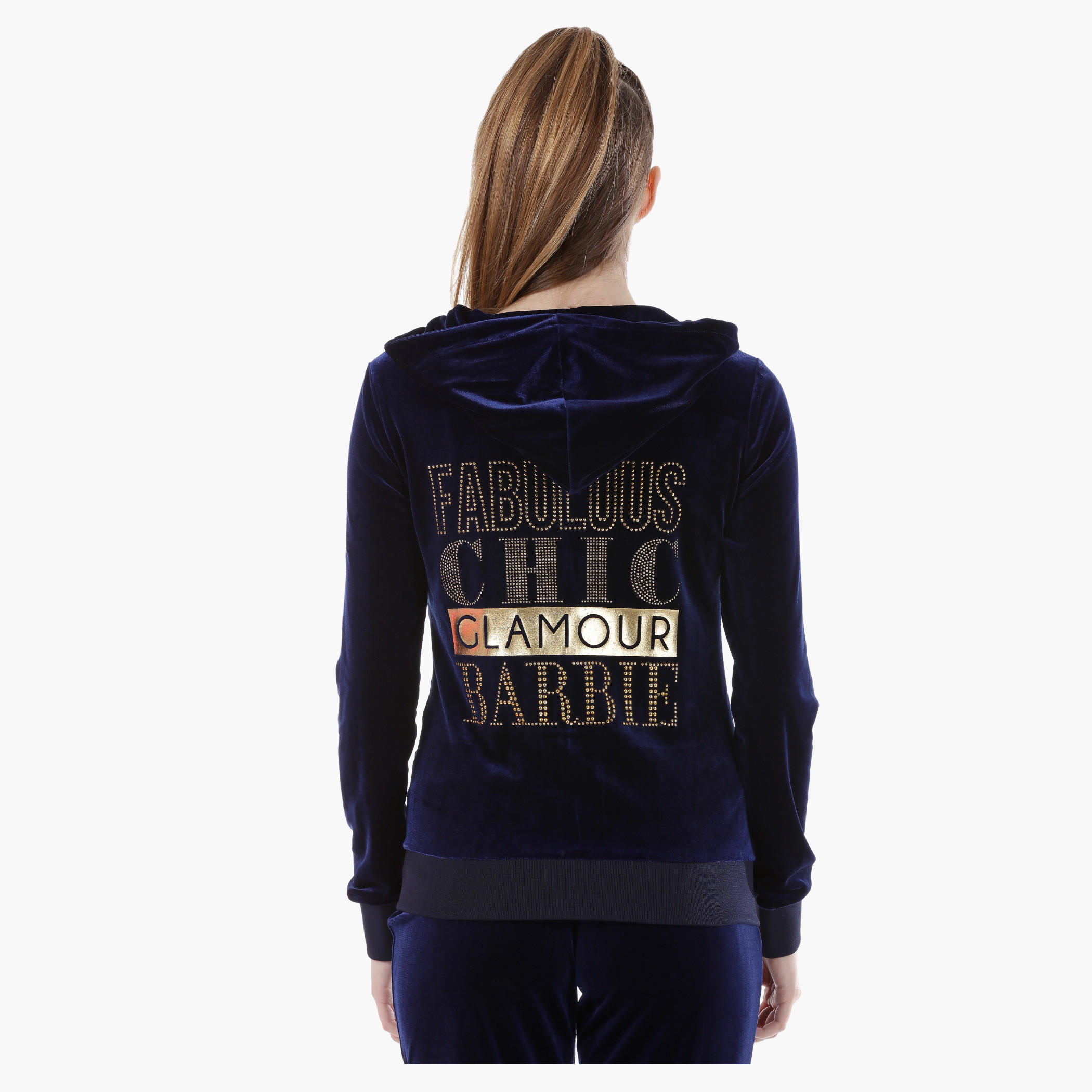 Barbie Printed Jacket in Regular Fit-women-winterwear-hoodiesandsweatshirts-sweatshirts-image-4