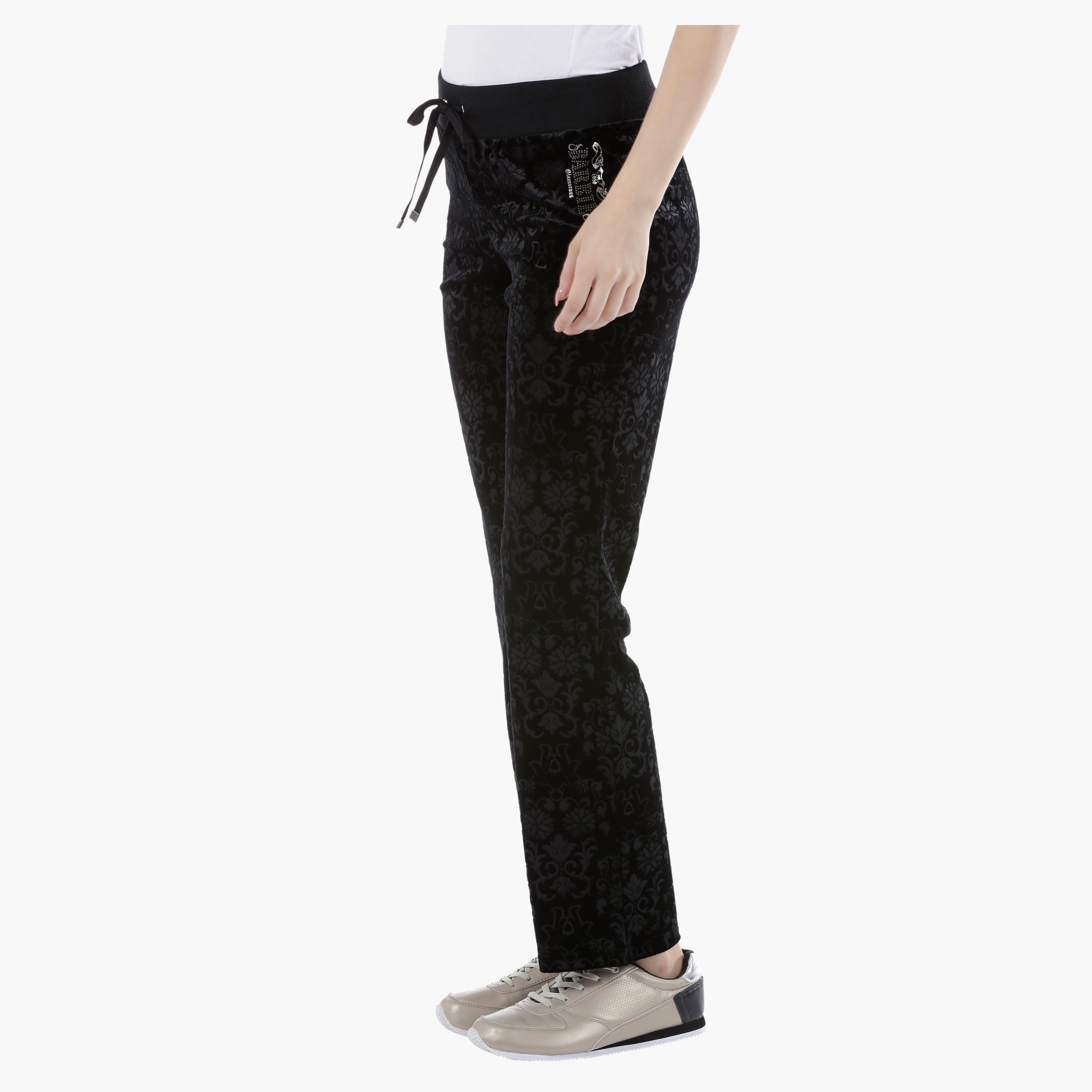 Barbie Print Jog Pants In Regular Fit-women-clothing-bottoms-joggers-image-3
