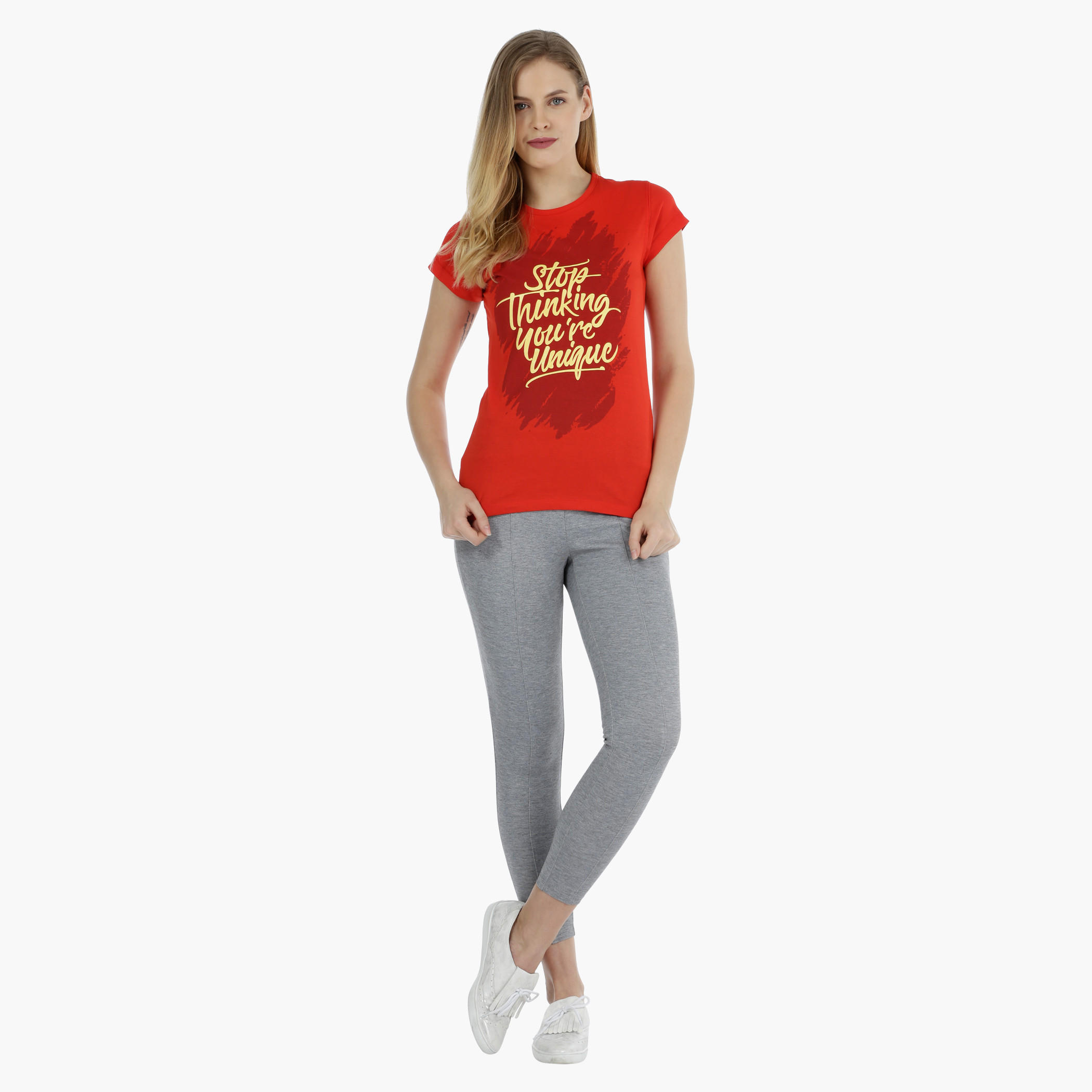 Barbie Melange Leggings-women-clothing-bottoms-leggings-image-5