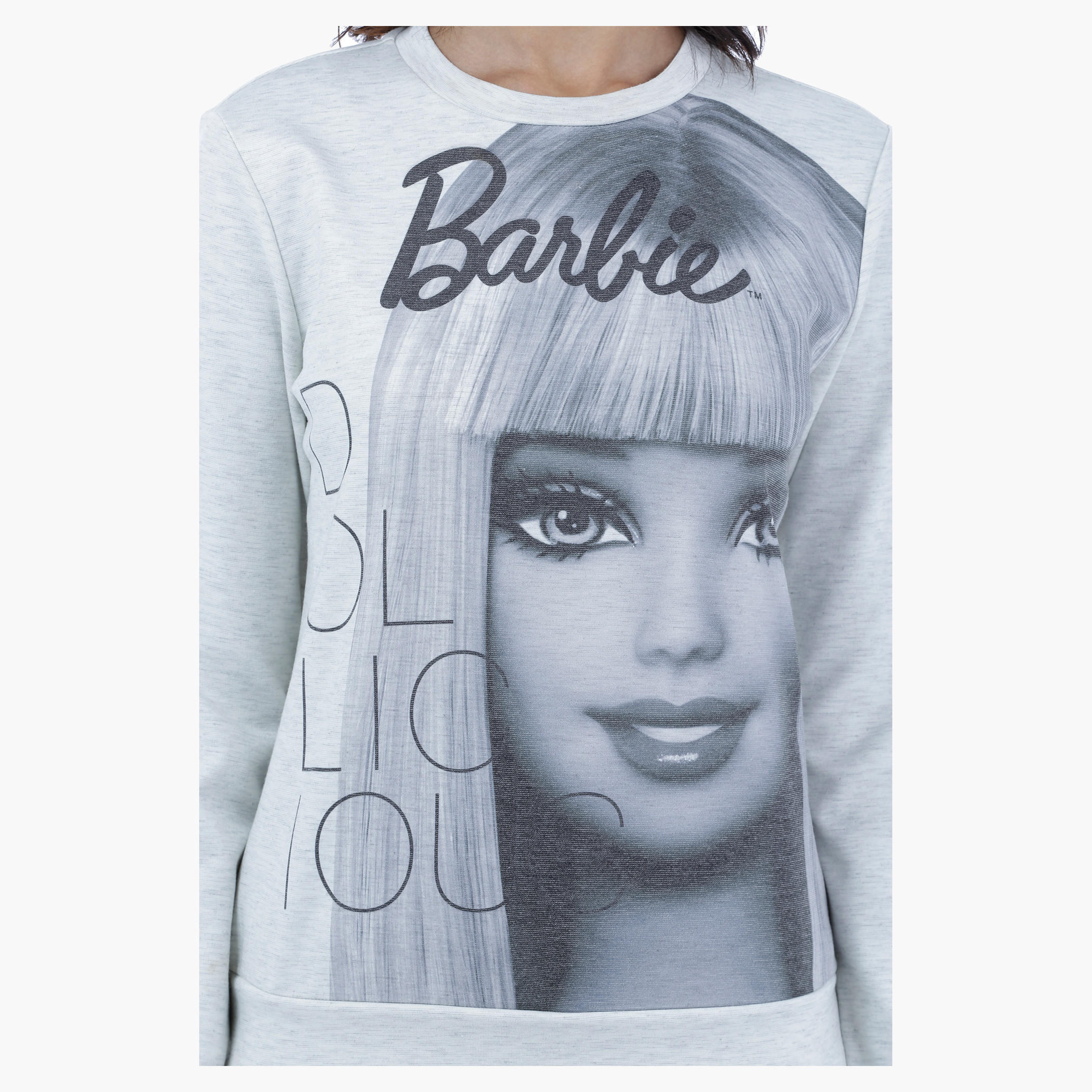 Barbie Printed Sweatshirt with Long Sleeves-women-winterwear-hoodiesandsweatshirts-sweatshirts-image-4