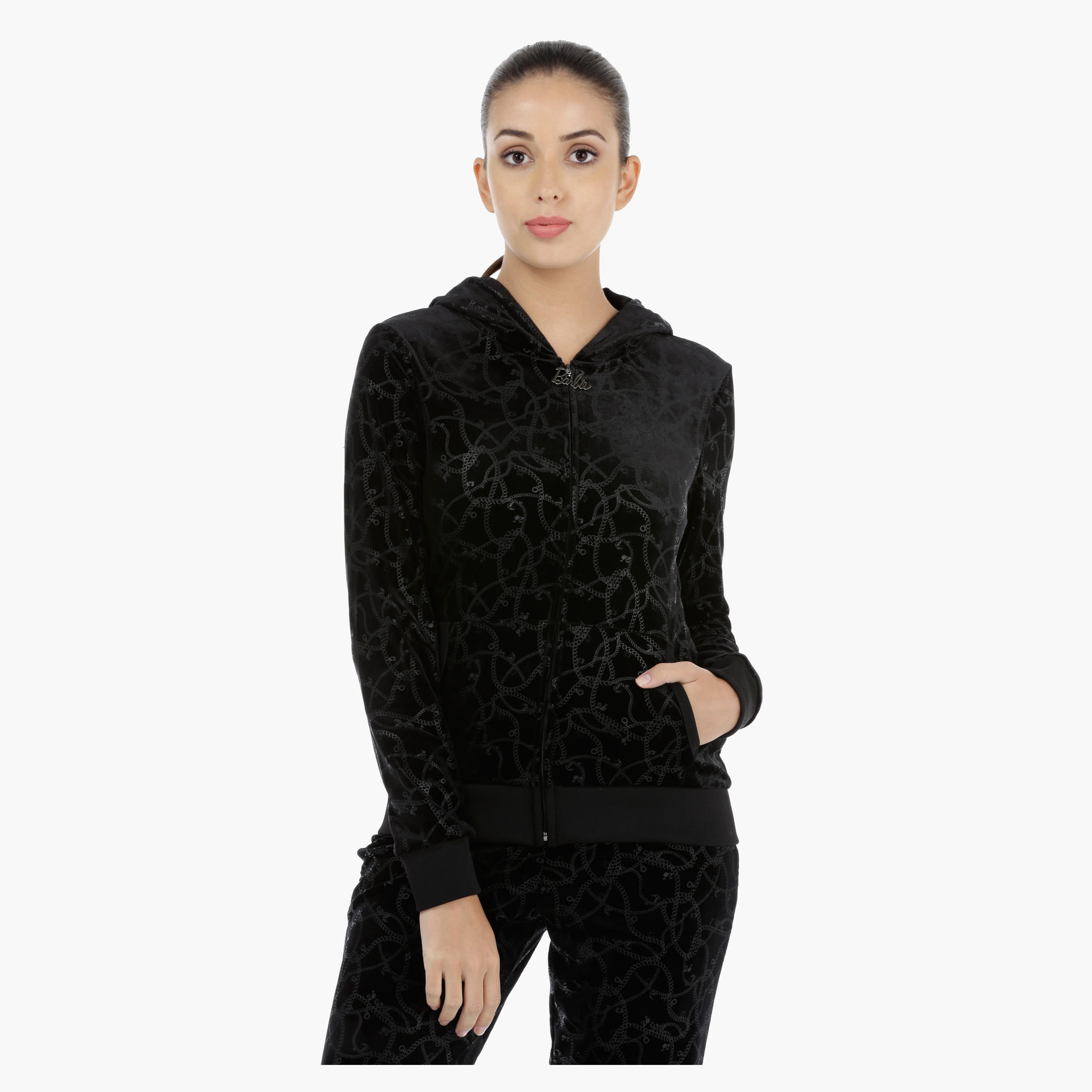 Barbie Sweatshirt with Long Sleeves-women-winterwear-hoodiesandsweatshirts-sweatshirts-image-1
