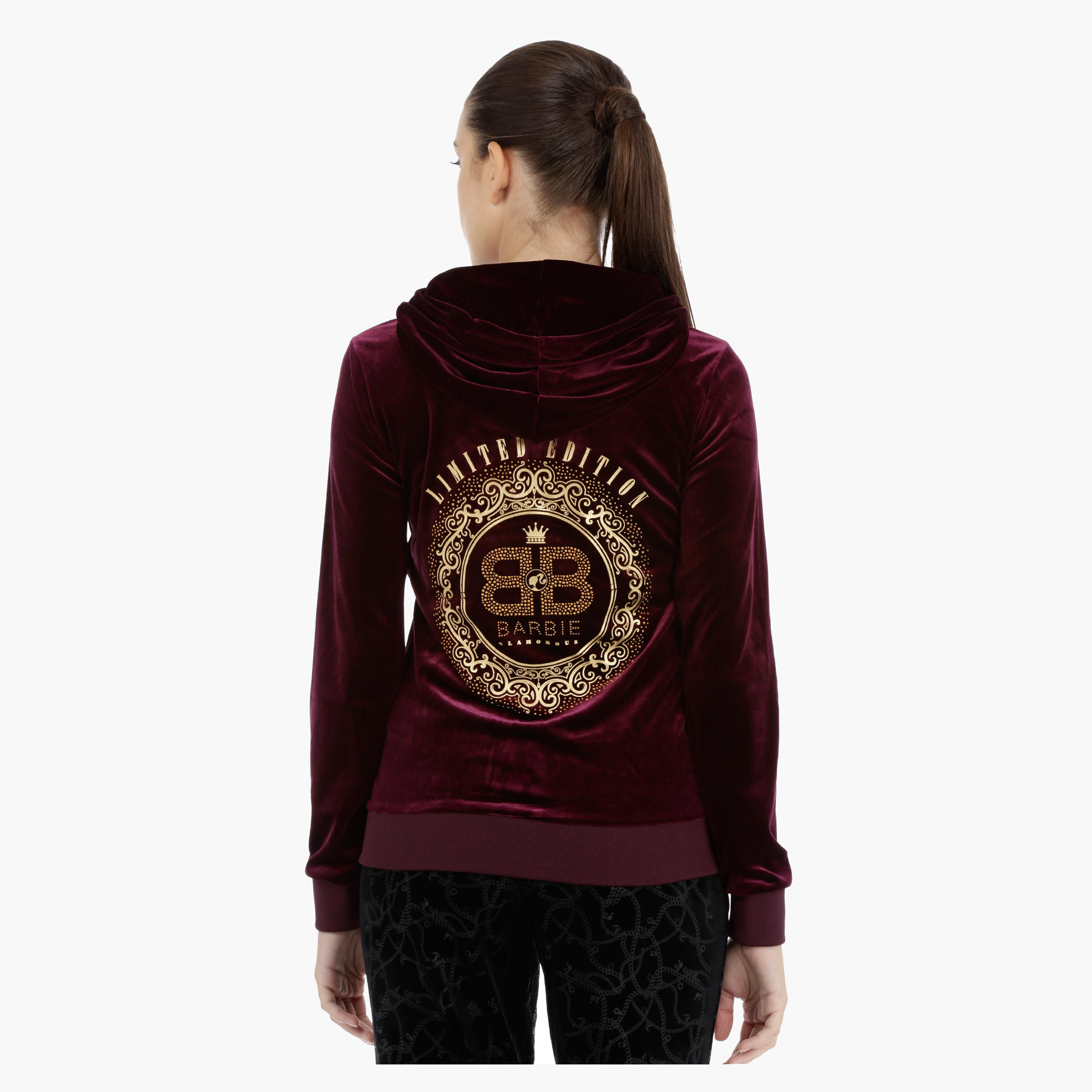 Barbie Sweatshirt with Long Sleeves-women-winterwear-hoodiesandsweatshirts-sweatshirts-image-4