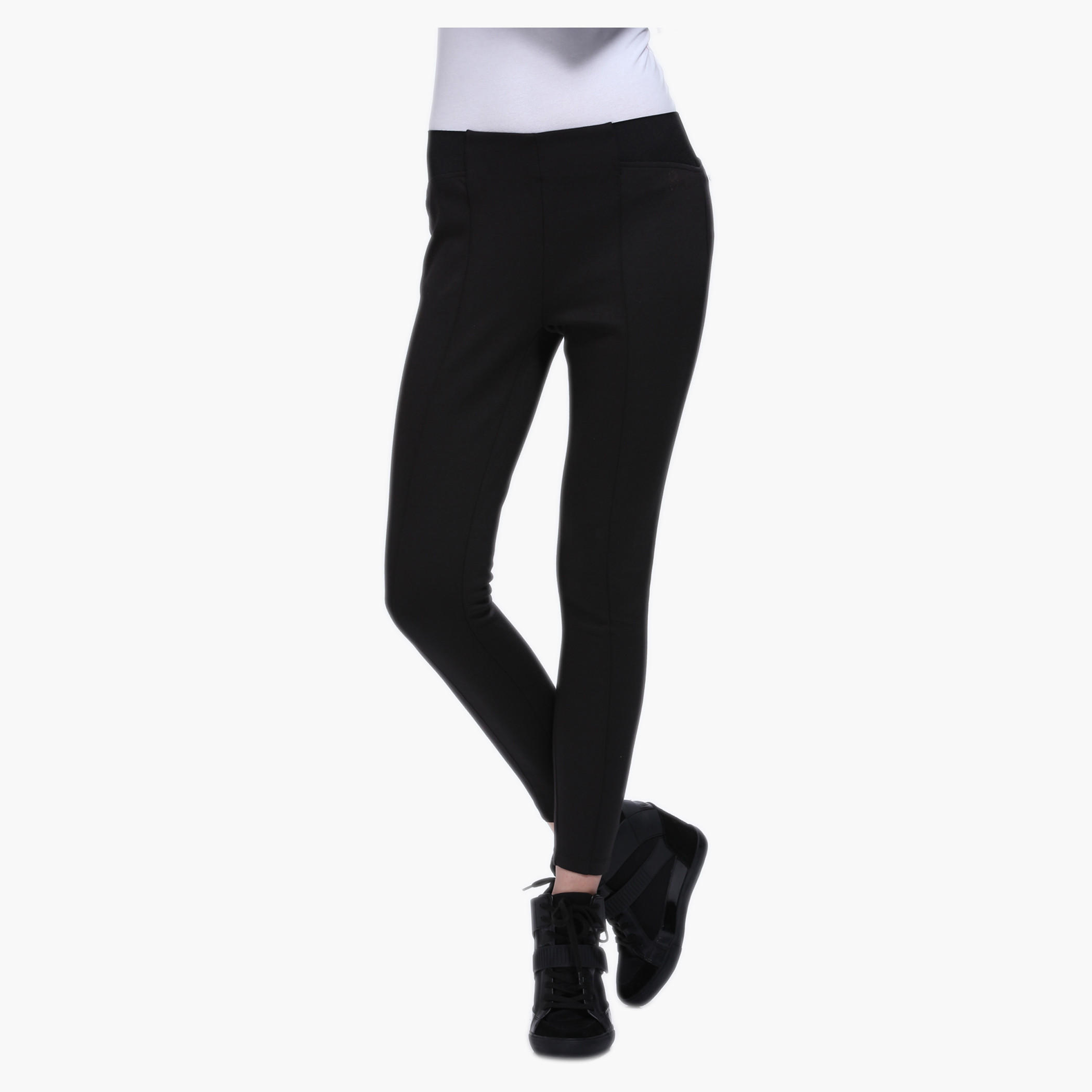 Solid Pants with Elastic Waistband-women-clothing-bottoms-trousers-image-5