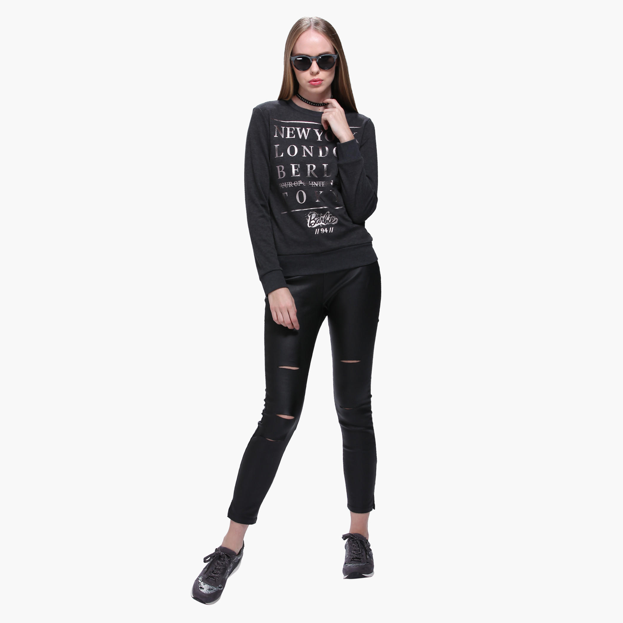 Printed Sweatshirt With Long Sleeves-women-winterwear-hoodiesandsweatshirts-sweatshirts-image-5