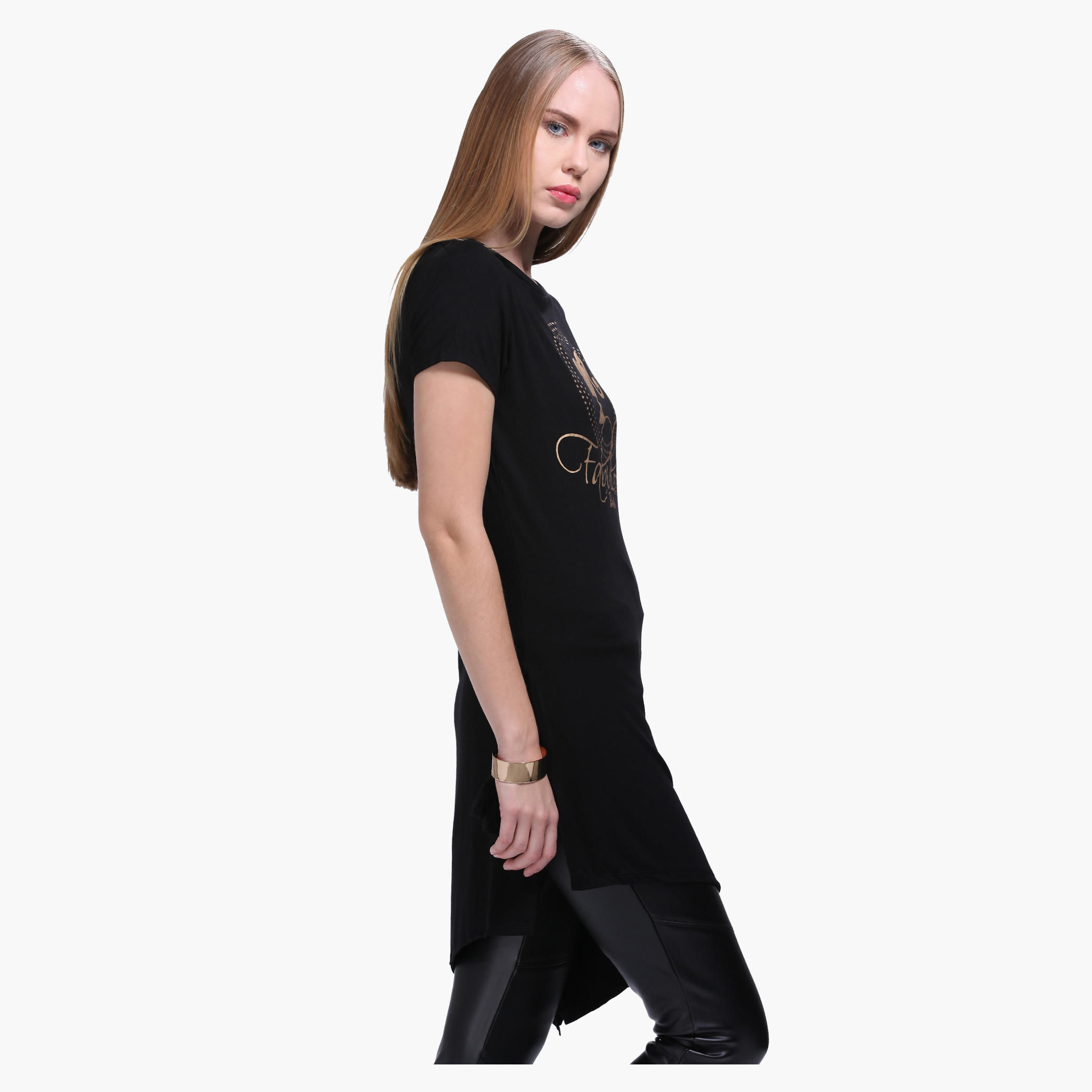 Barbie Printed T-Shirt with Short Sleeves-women-clothing-tshirts-image-3