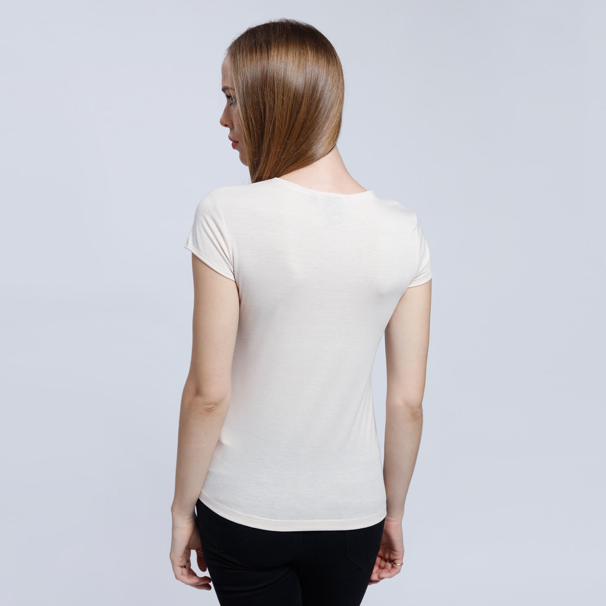 Barbie Printed T-Shirt with Round Neck and Short Sleeves-women-clothing-tshirts-image-4