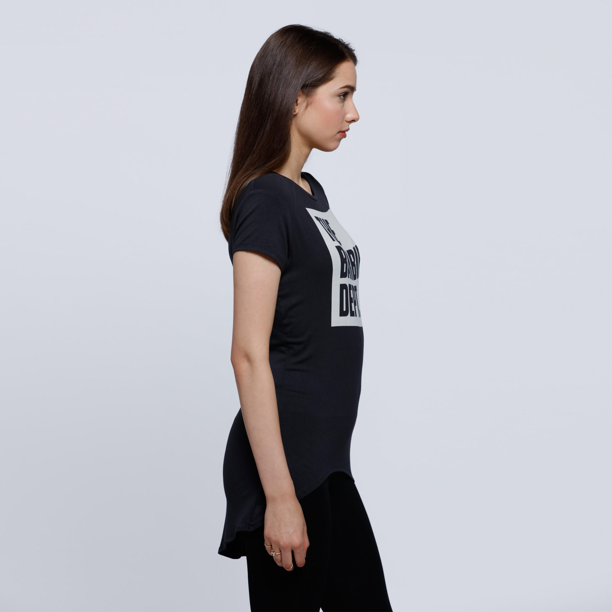 Barbie Printed T-Shirt with Round Neck and Short Sleeves -women-clothing-tshirts-image-3
