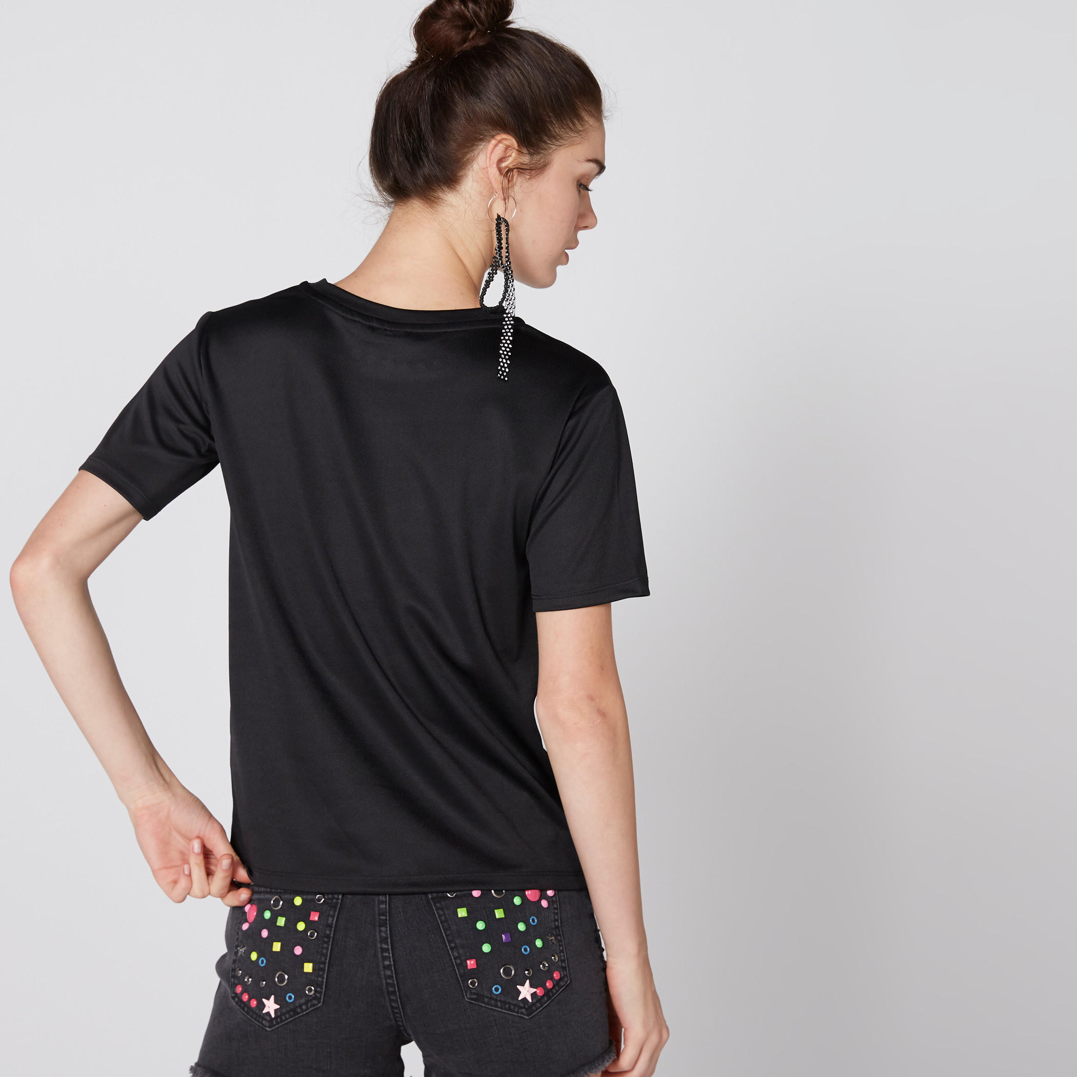 Barbie Embellished Top with Round Neck and Short Sleeves-women-clothing-shirtsandblouses-blouses-image-3