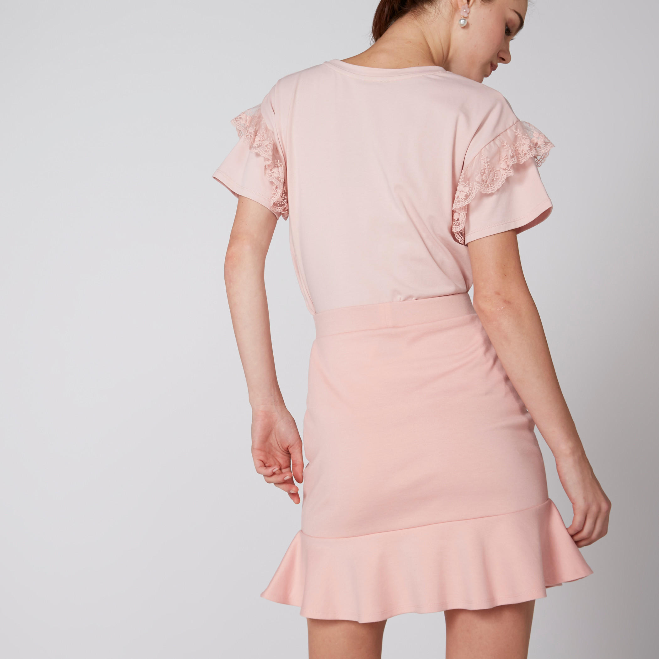 تنورة قصيرة بخصر مطّاطي من باربي-women-clothing-bottoms-skirts-image-2