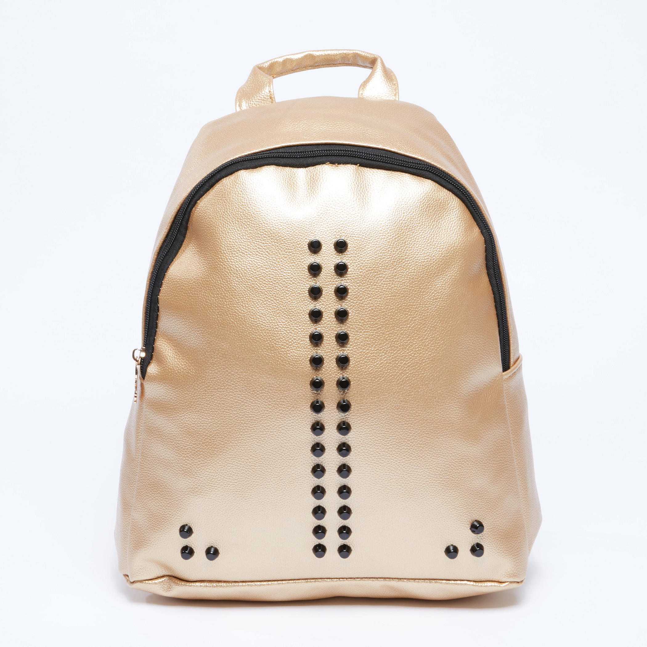 Barbie Studded Backpack with Zip Closure and Adjustable Straps-women-bagsandwallets-handbags-image-1