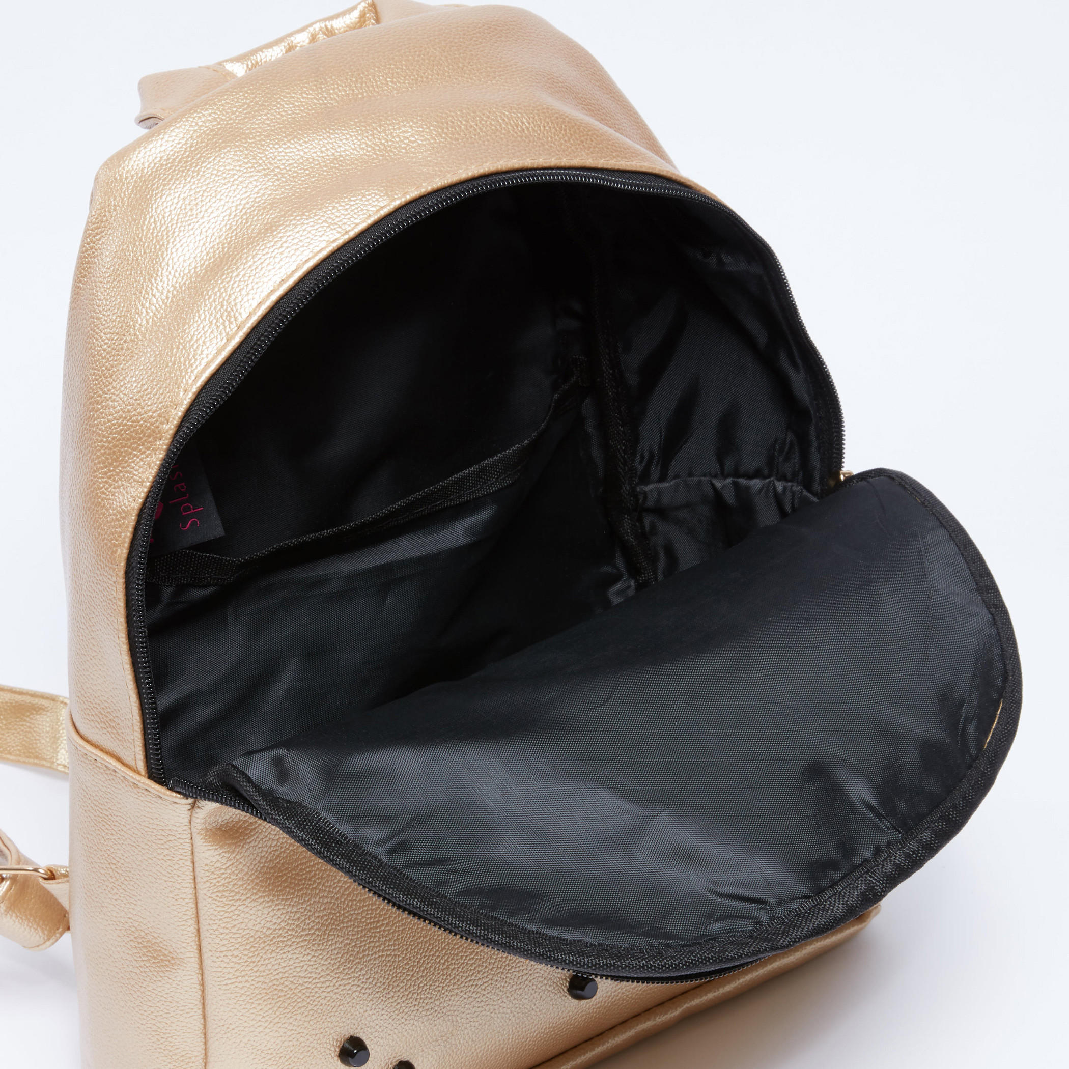 Barbie Studded Backpack with Zip Closure and Adjustable Straps-women-bagsandwallets-handbags-image-5