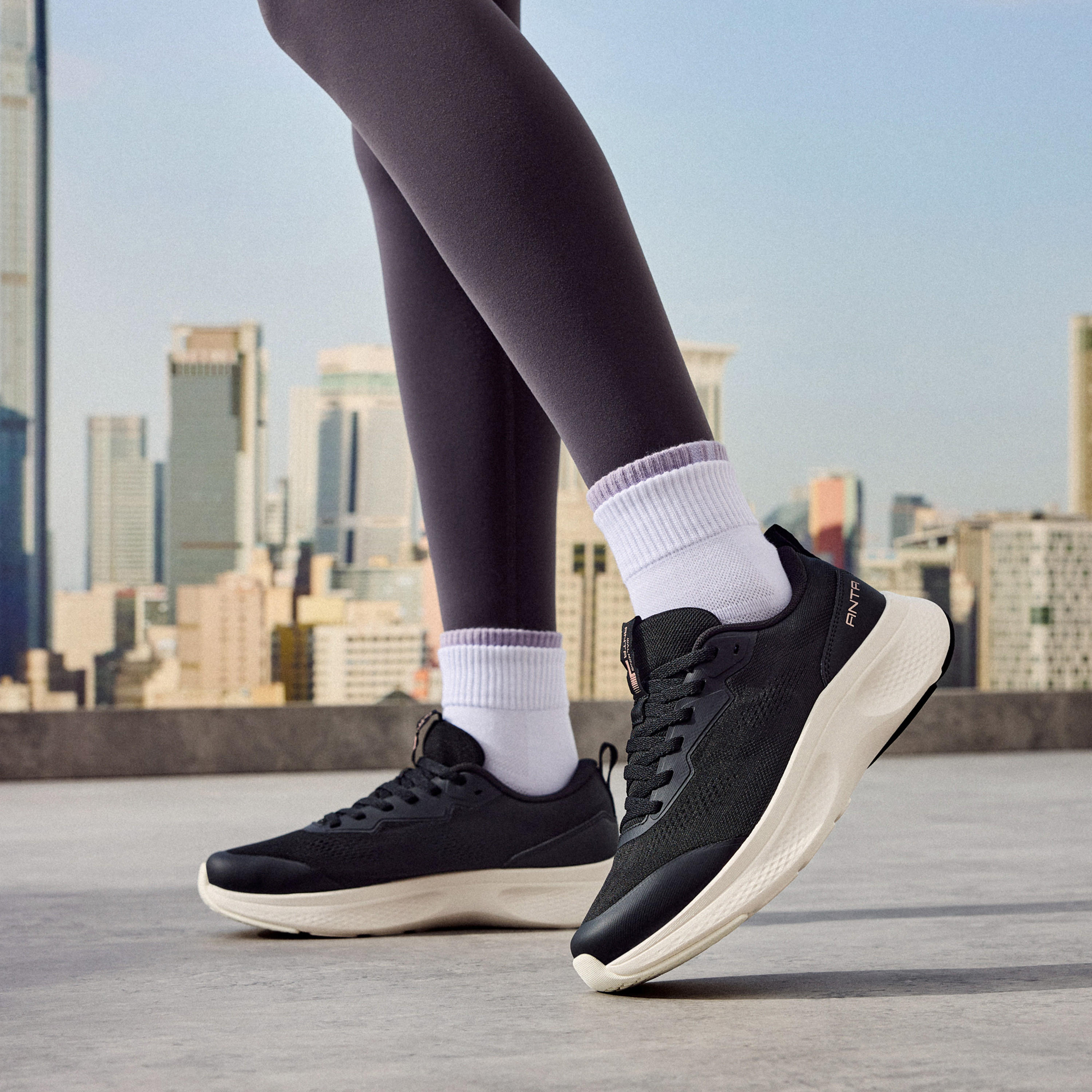 ANTA Women Lace-Up Ankle Sneakers - EBUFFER LITE-women-shoes-sneakers-image-3