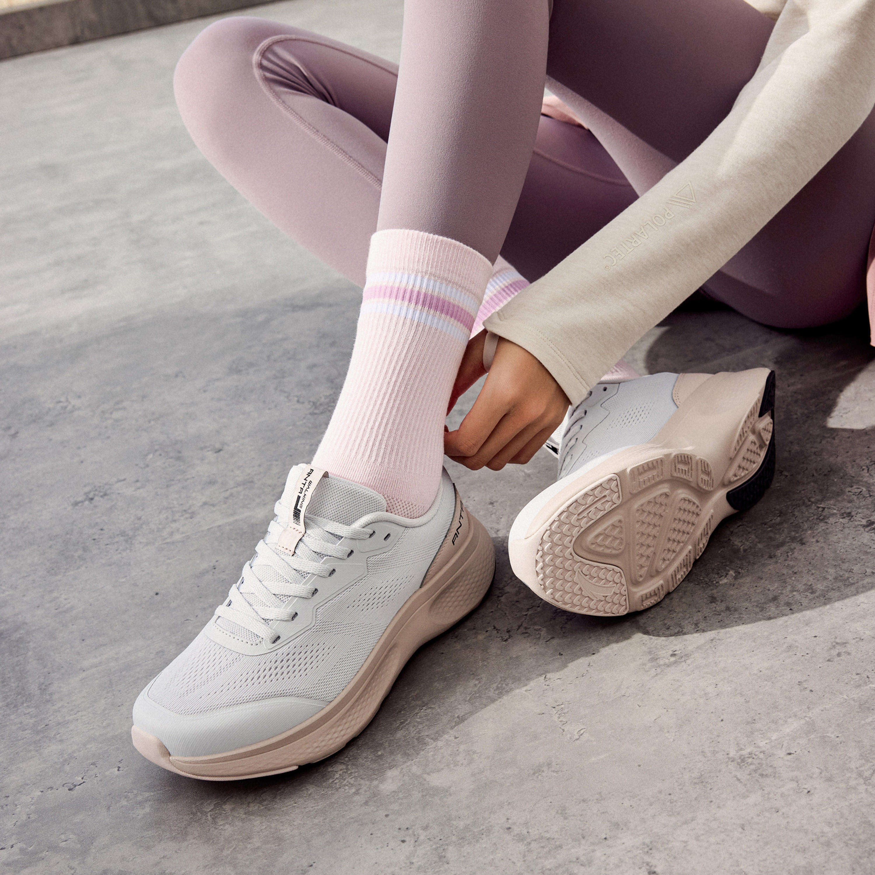 ANTA Women Lace-Up Ankle Sneakers - EBUFFER LITE-women-shoes-sneakers-image-2
