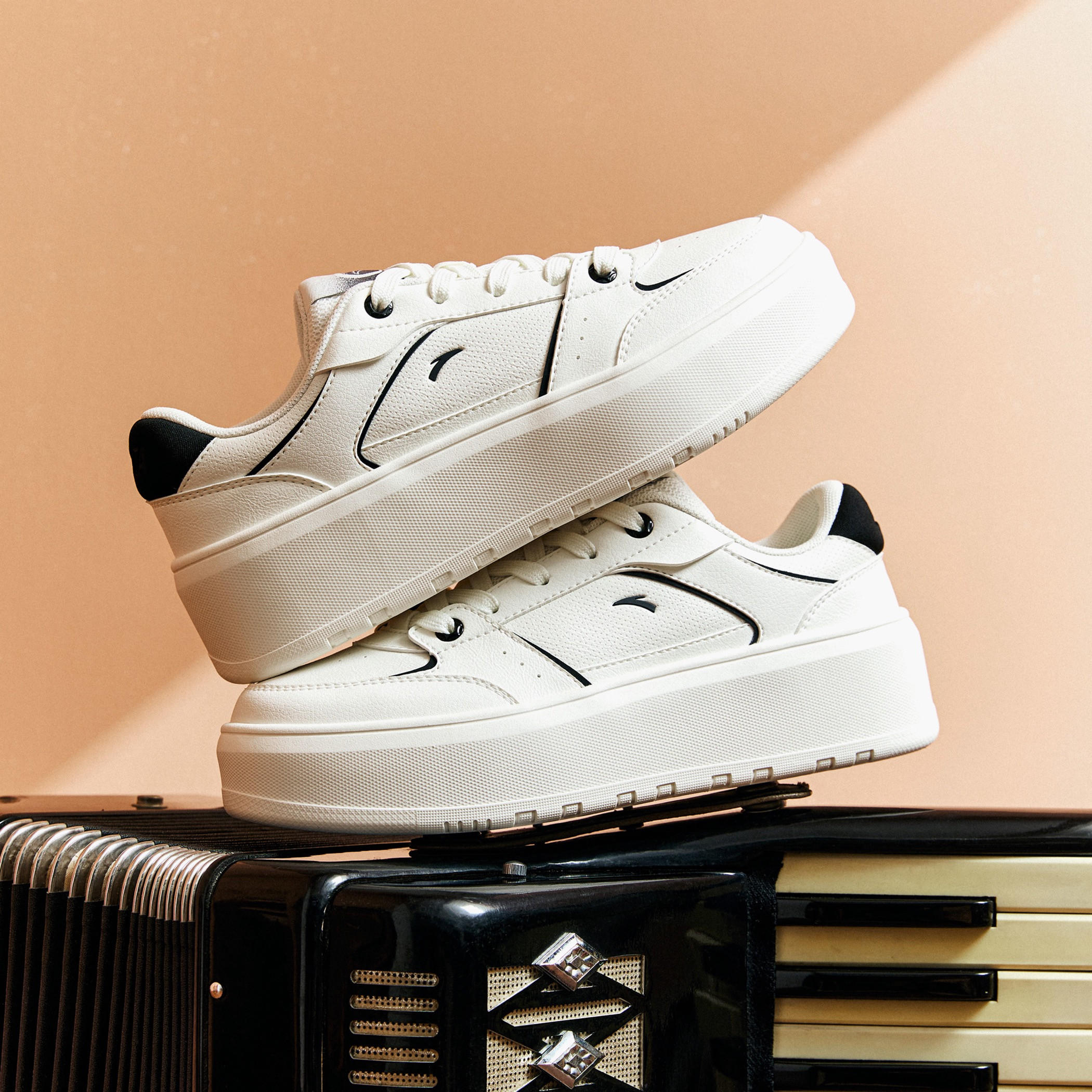 ANTA Women Lace-Up Ankle Sneakers - JELLY-women-shoes-sneakers-image-3