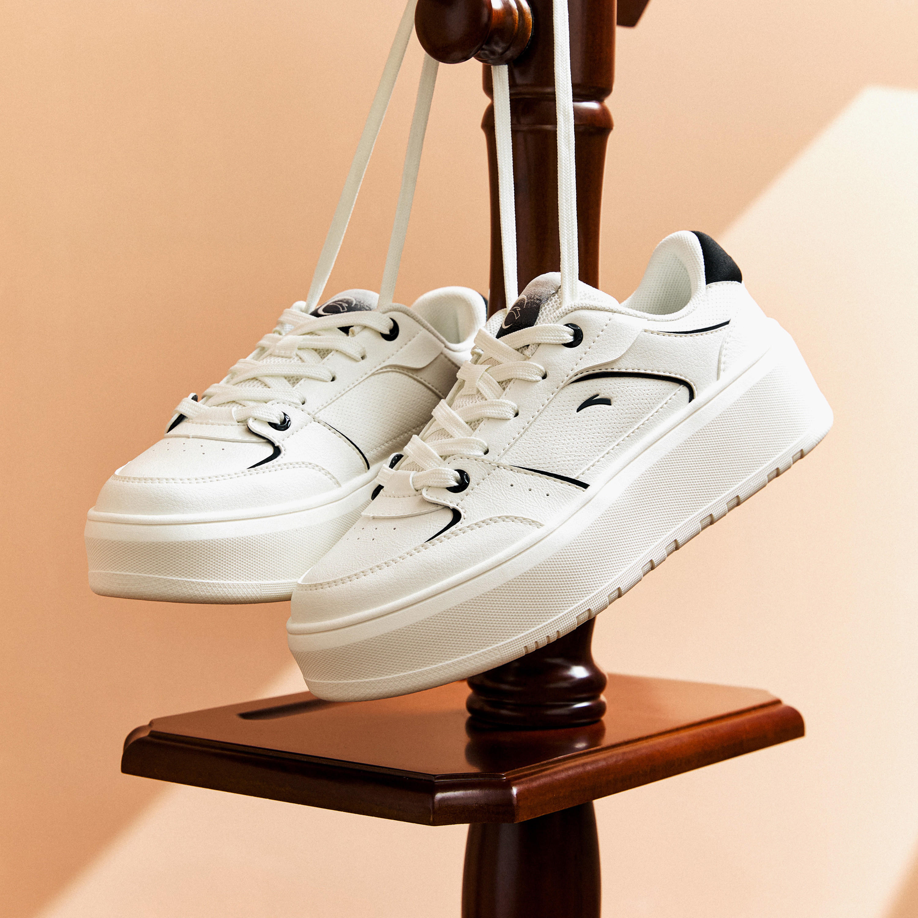 ANTA Women Lace-Up Ankle Sneakers - JELLY-women-shoes-sneakers-image-7