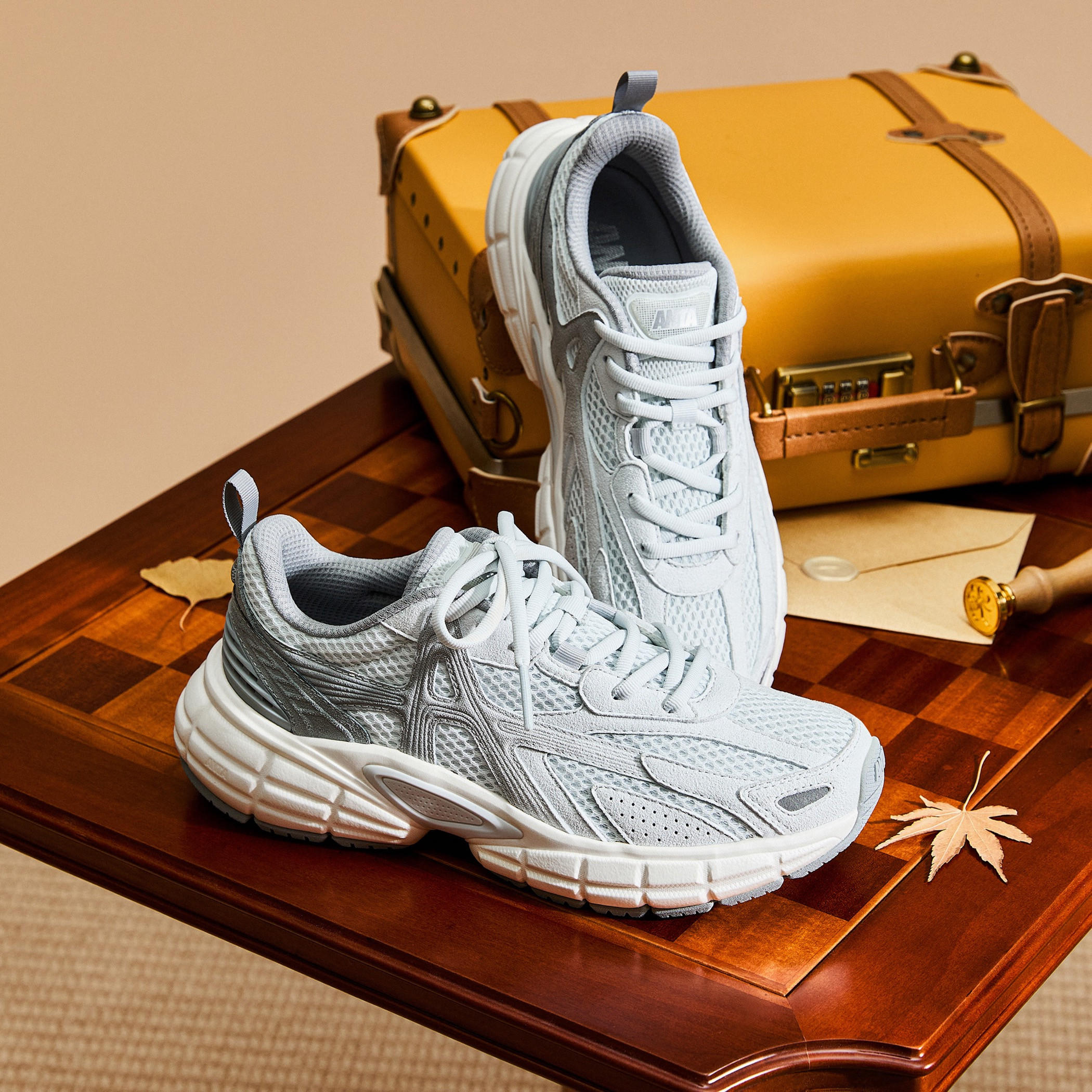 ANTA Women Lace-Up Sneakers - ALPHADAWN-women-shoes-sneakers-image-4