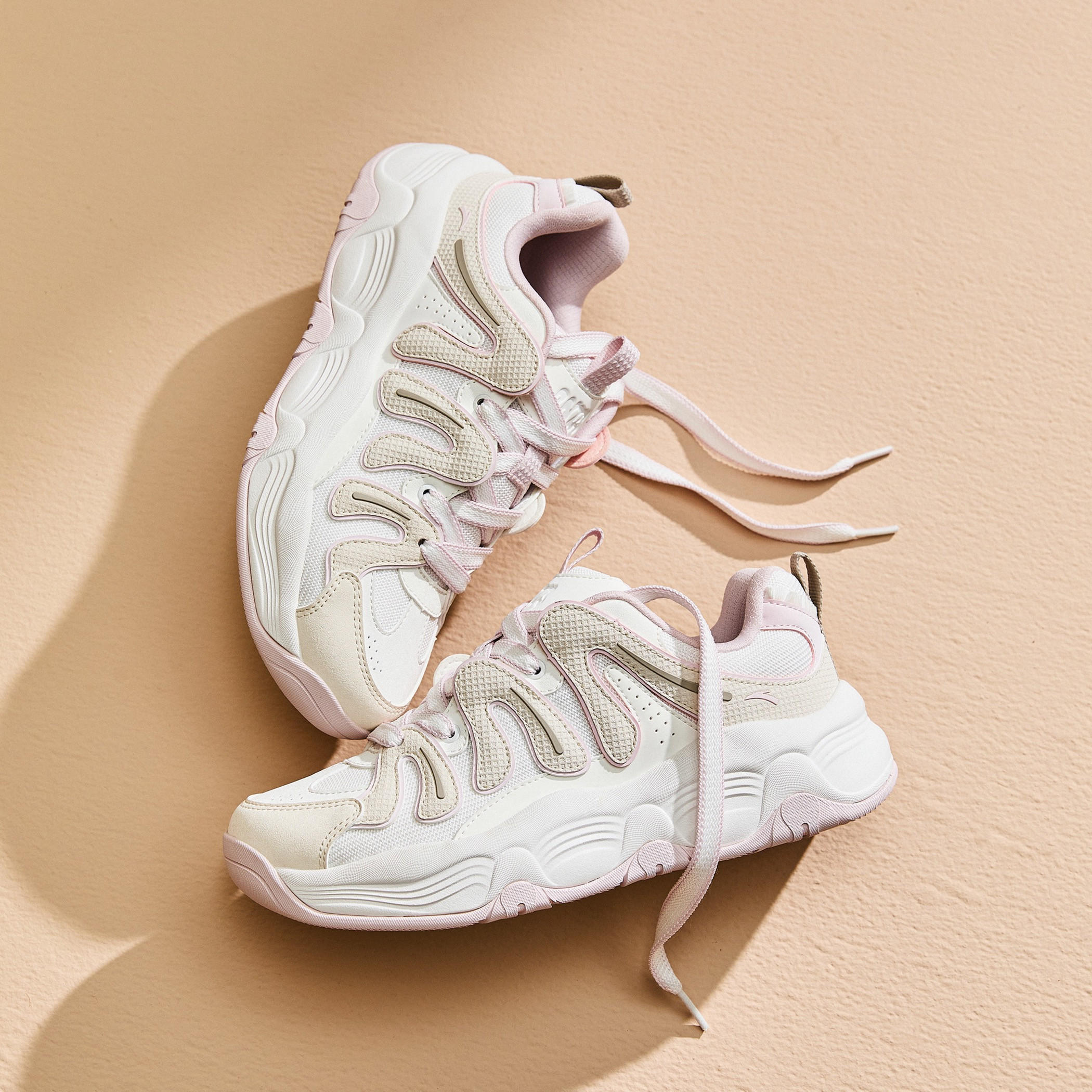 ANTA Women Lace-Up Sneakers - MILKSHAKE V2-women-shoes-sneakers-image-2