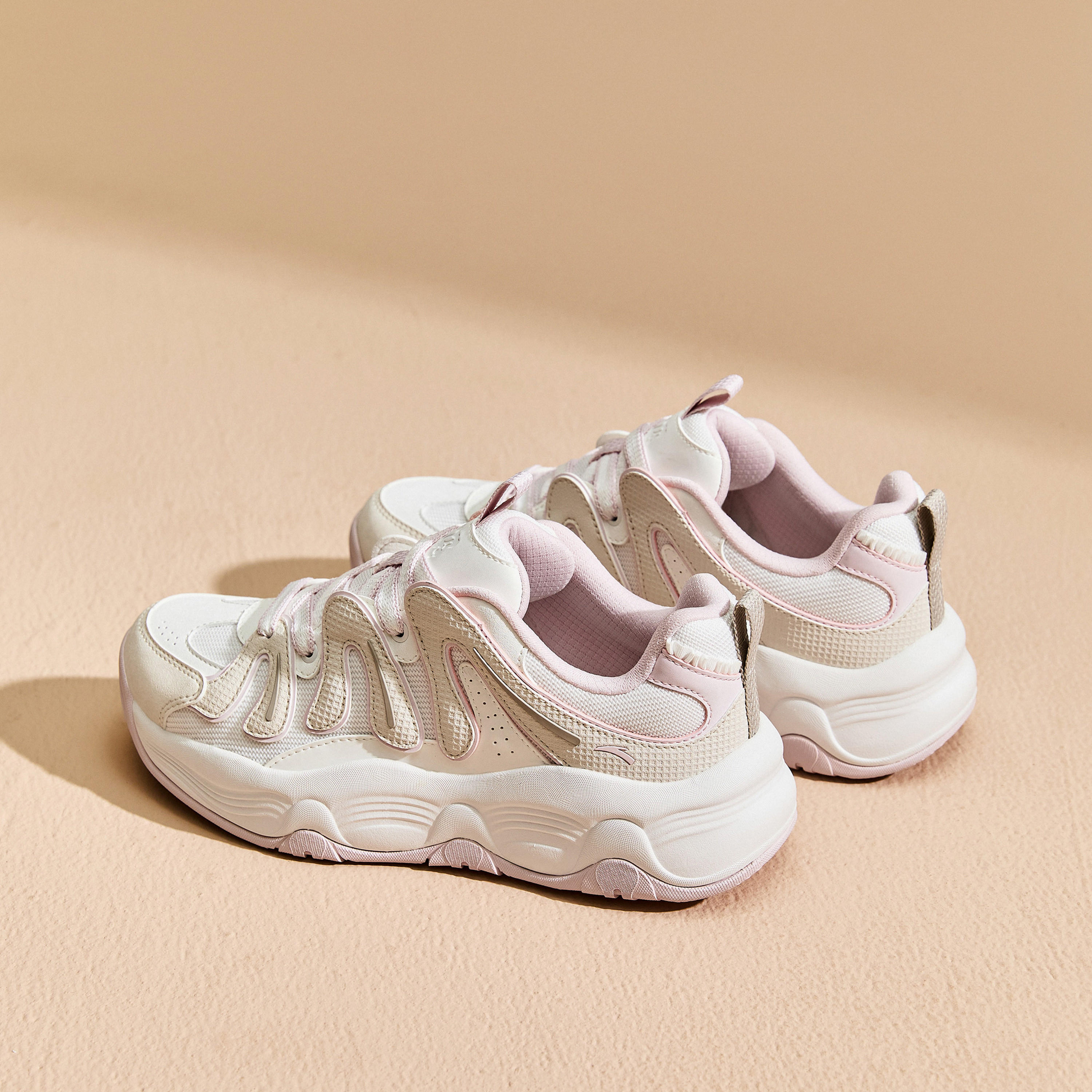 ANTA Women Lace-Up Sneakers - MILKSHAKE V2-women-shoes-sneakers-image-4